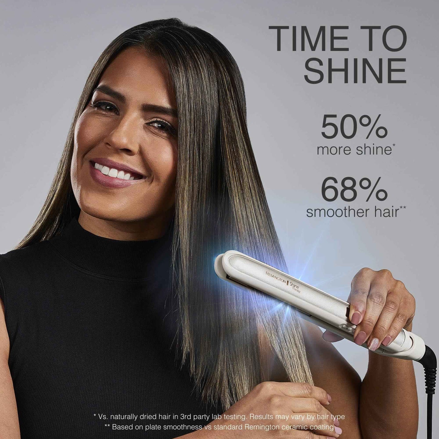 Remington Shine Therapy 1 inch Hair Straightener Iron, Flat Iron Infused with Argan Oil & Keratin, Professional Ceramic Flat Iron for Less Frizz, Shines and Smooth, Styling Tools