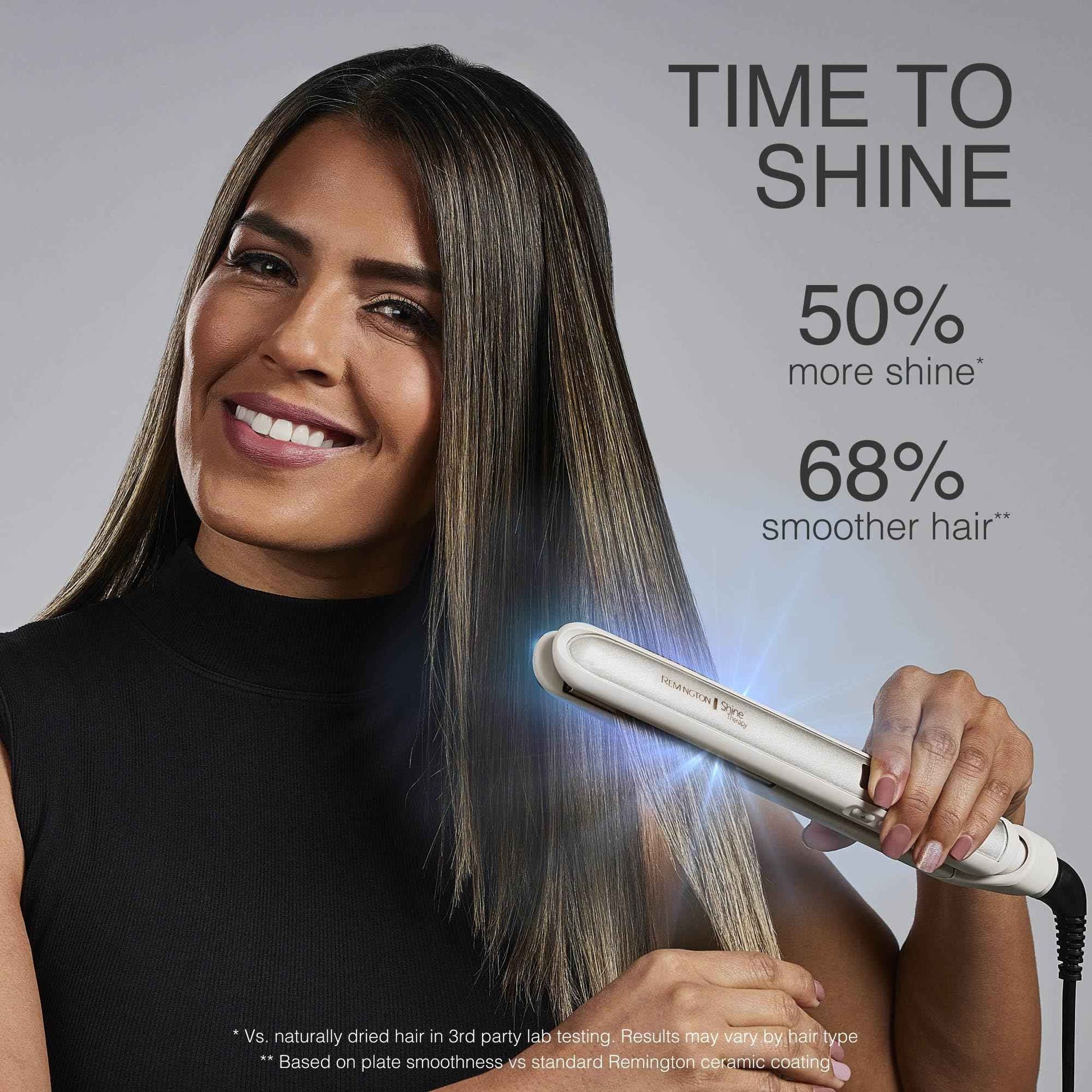 Remington Shine Therapy 1 inch Hair Straightener Iron, Flat Iron Infused with Argan Oil & Keratin, Professional Ceramic Flat Iron for Less Frizz, Shines and Smooth, Styling Tools