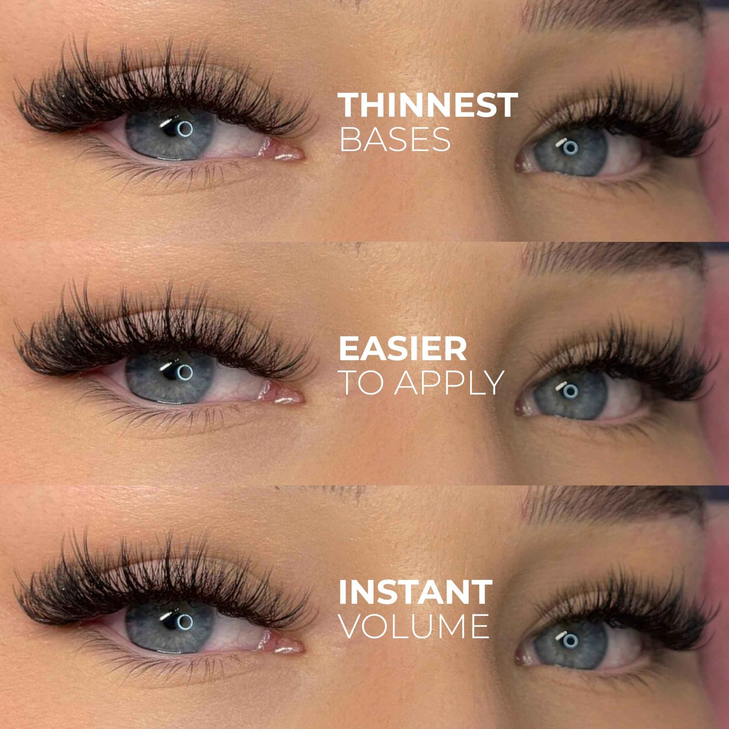 One V Salon Pro 14D Promade Loose Fans, 1000 Premade Extreme Mega Volume Lash Fans | C Curl | 0.05 mm | 8–15 mm Mixed Lengths | Thin Base, Hand-Crafted Eyelash Extensions(14D-0.05-C-Curl)