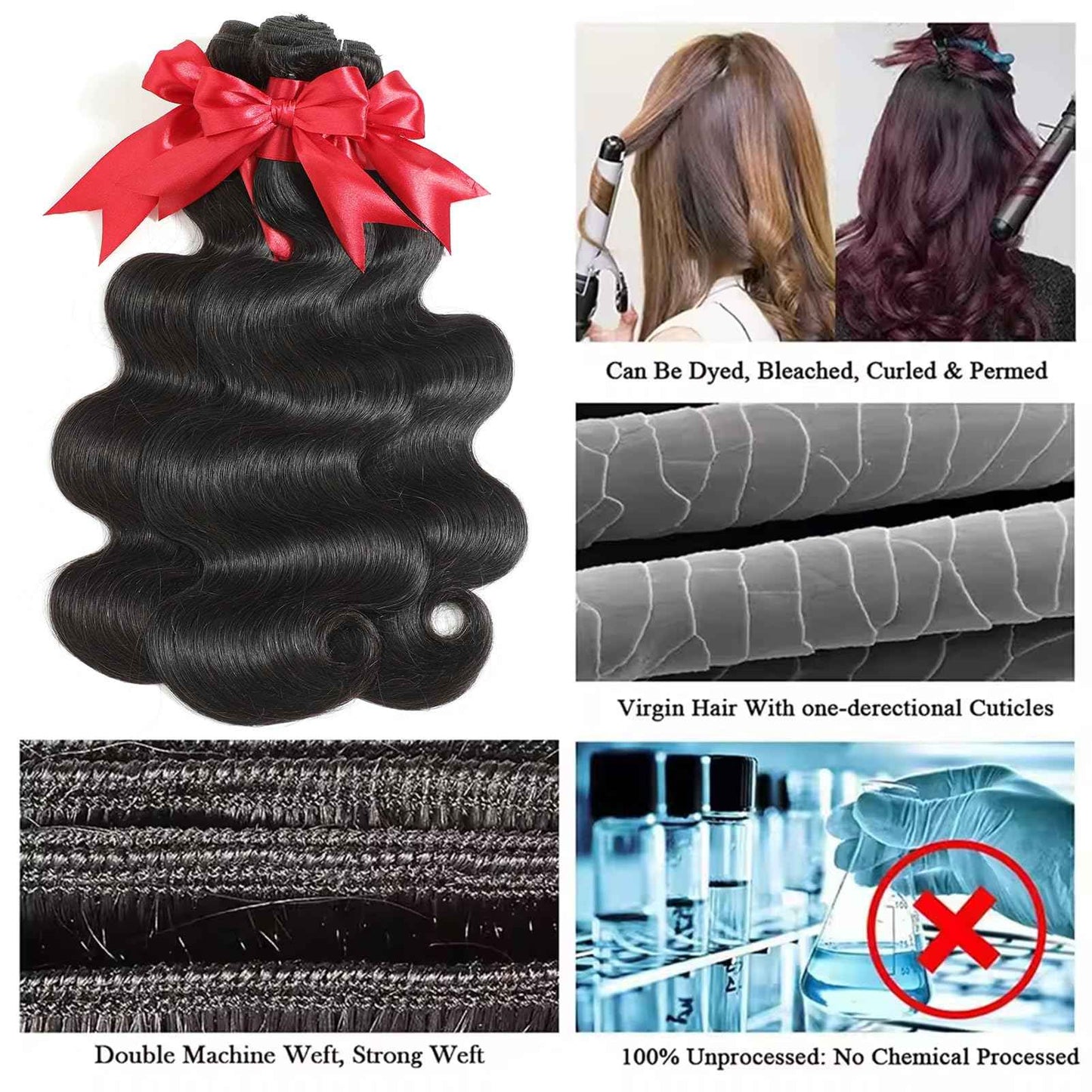12A Human Hair Bundles 22 Inch Brazilian Body Wave Single Bundles 100% Brazilian Unprocessed Virgin Human Hair 1 Weave Bundle