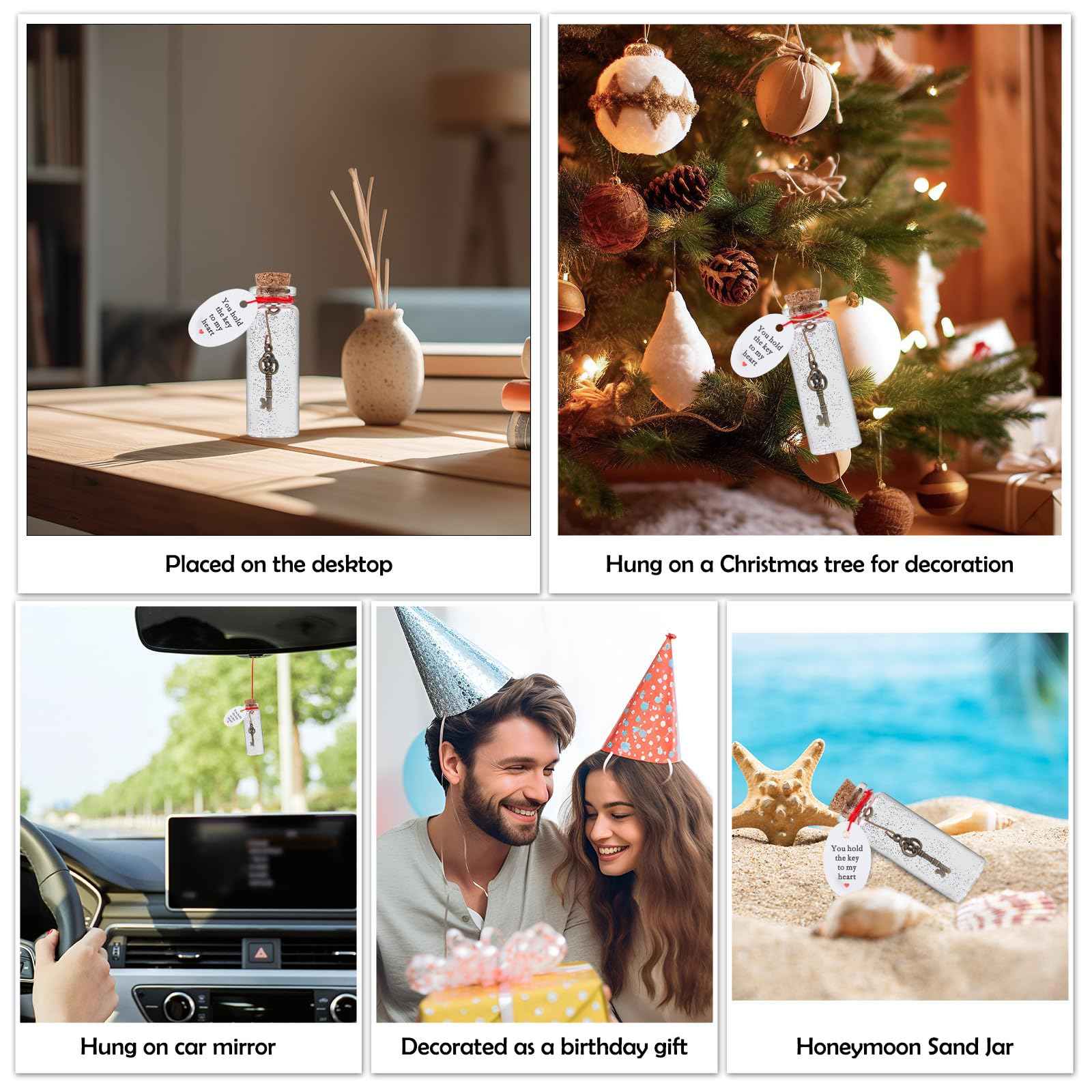 Handmade Romantic Gifts for Him Her,Valentines Day Gift for Women,Wife,Husband- I Love You Gift to Boyfriend Girlfriend Key to My Heart.