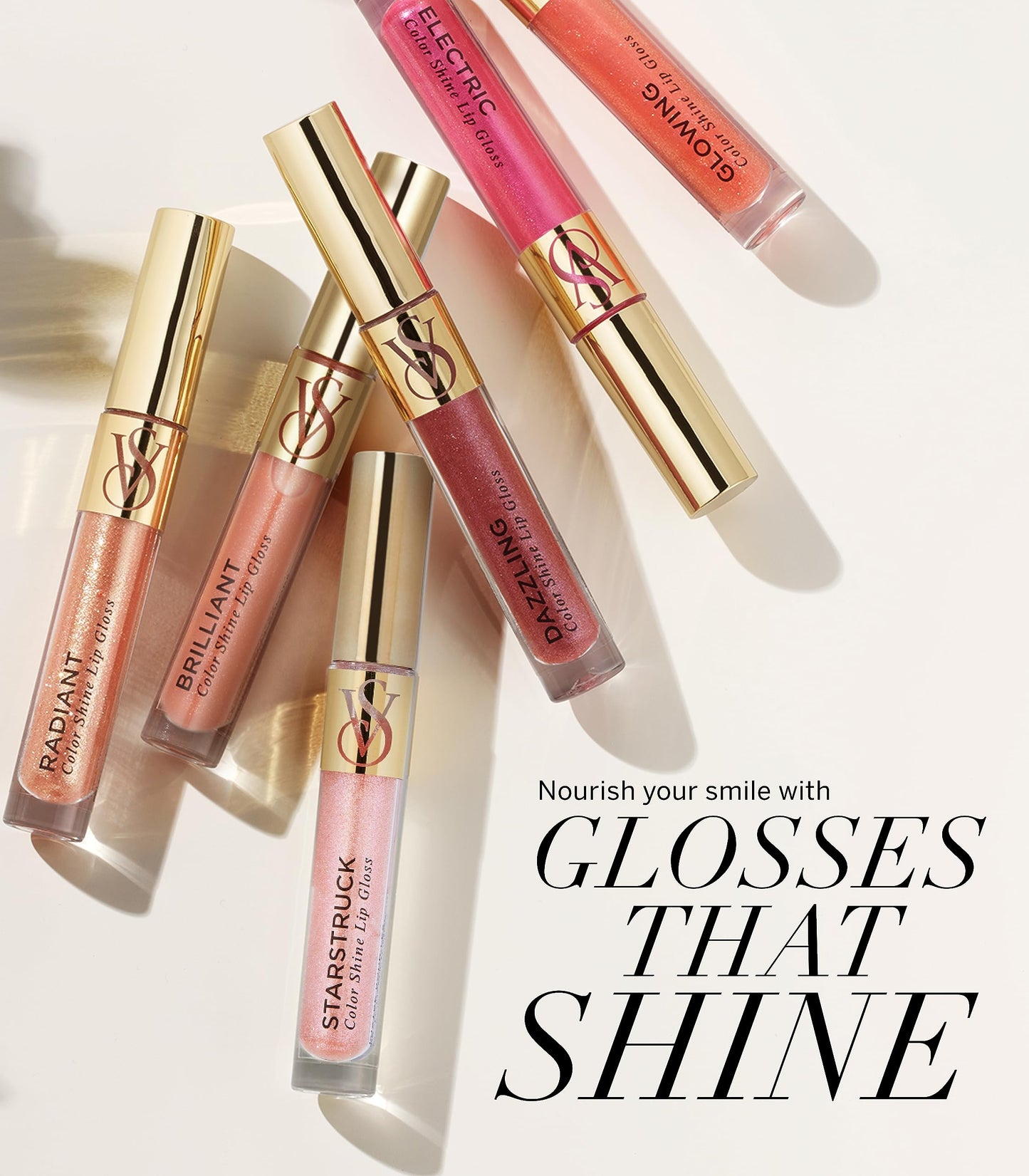 Victoria's Secret Color Shine Lip Gloss in Starstruck, Nourishing Lip Gloss for Women with Jojoba Oil & Vitamin E, Color Gloss