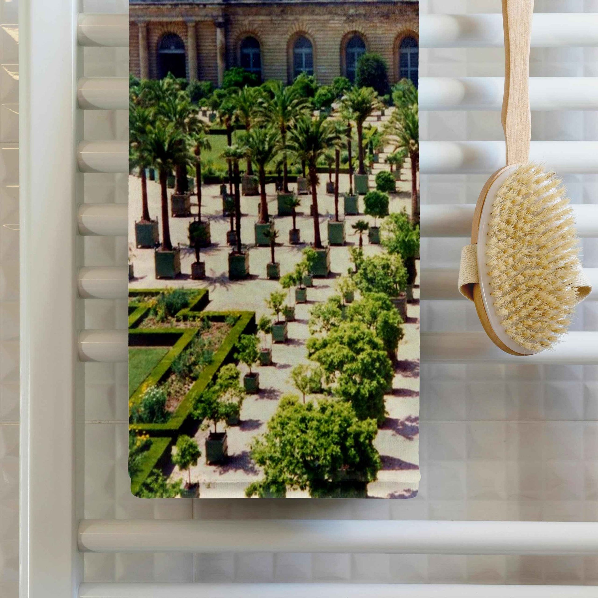 3D Rose Versailles Garden TWL_28353_1 Towel, 15" x 22"