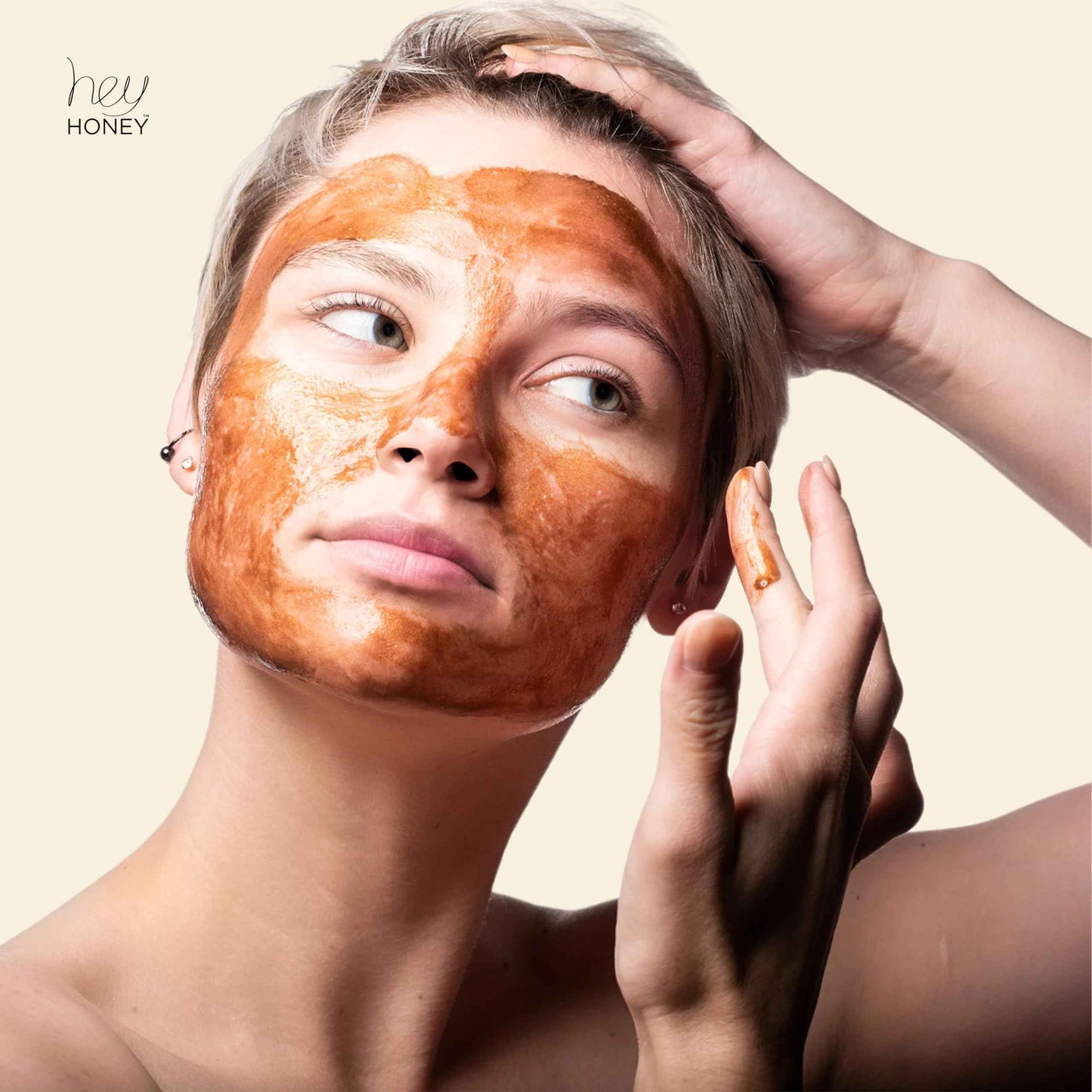Hey Honey Skincare Copper Peel Off Face Mask with Honey, Propolis & Aloe | Hydrating & Exfoliating Facial Mask for Glowing Skin, Pore Cleansing & Anti-Aging Facial for Dull, Tired Skin 2.2 oz.