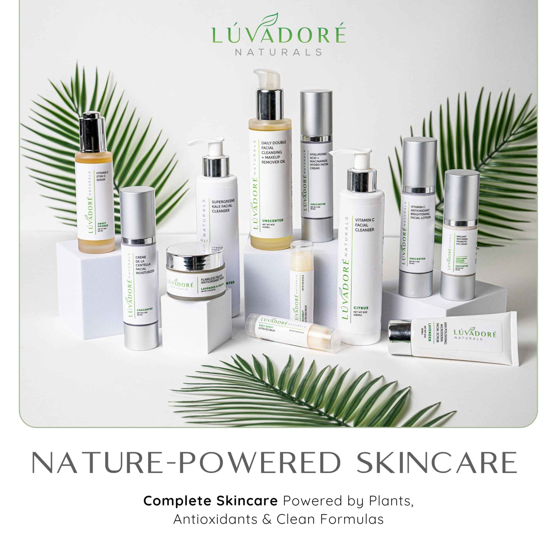 Luvadore Naturals Vitamin C Skin Care Facial Lotion – Antioxidant Cream for Face – Deeply Hydrating Brightening Cream for Dark Spots, Uneven Skin Tone – Anti-Aging and Rejuvenating Formula