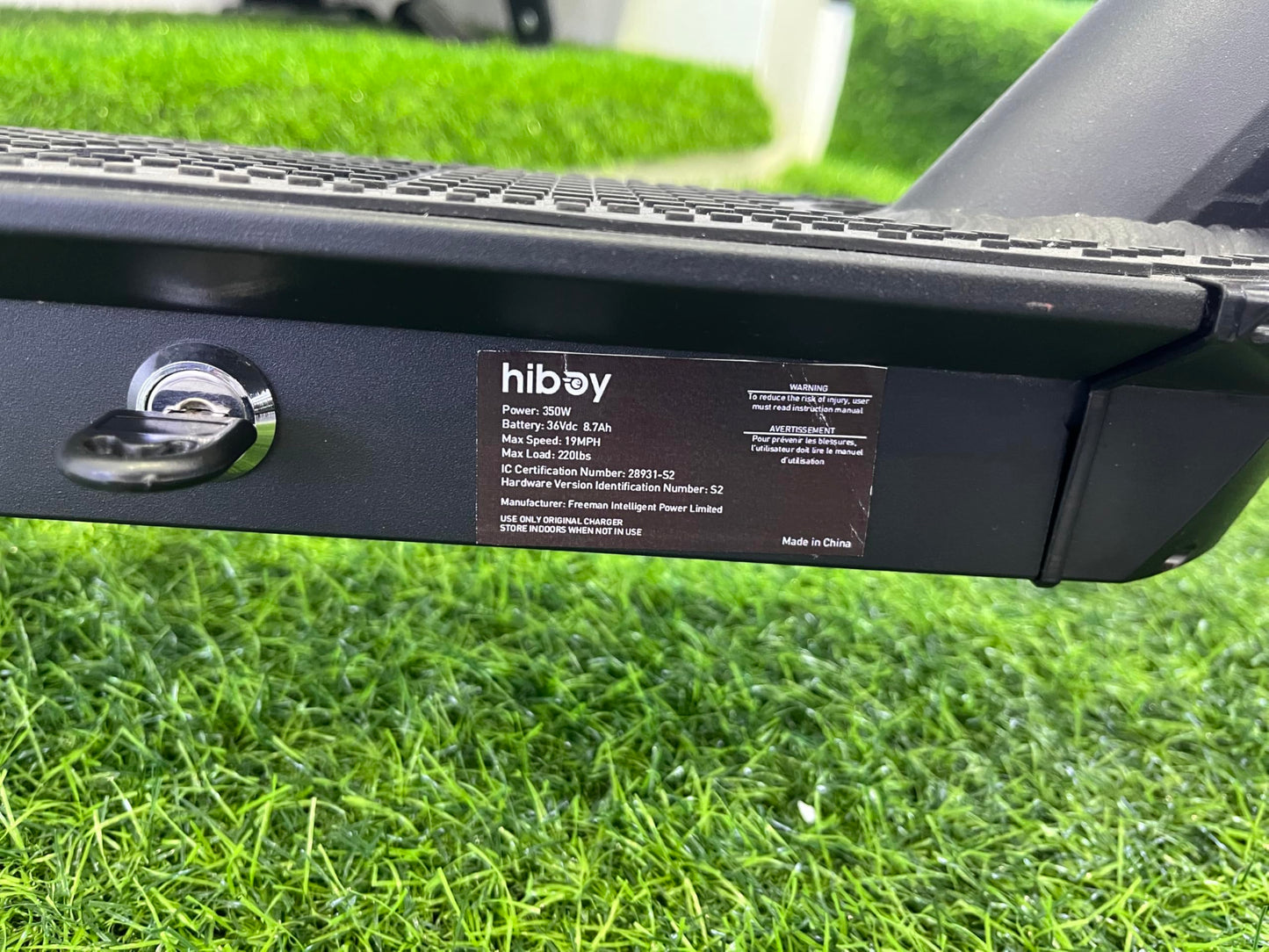 Hiboy S2R Plus Electric Scooter, Upgraded Detachable Battery, 9" Pneumatic Tires, 350W Motor - Max 22 Miles & 19 MPH Portable Folding Commuter E-Scooter for Adults - Dual Brakes with Split Wheels