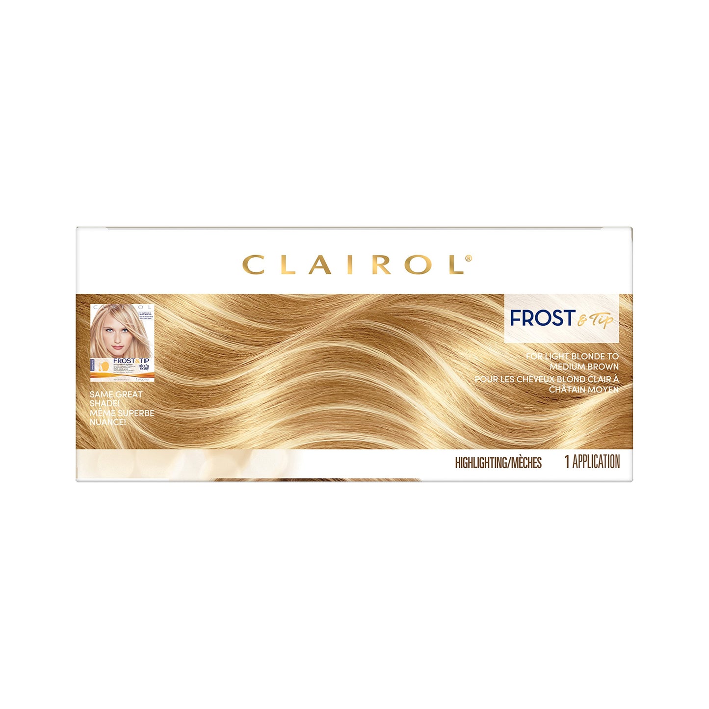 Clairol Nice'n Easy Frost & Tip Original Hair Dye, Light Blonde to Medium Brown Hair Color, Pack of 3