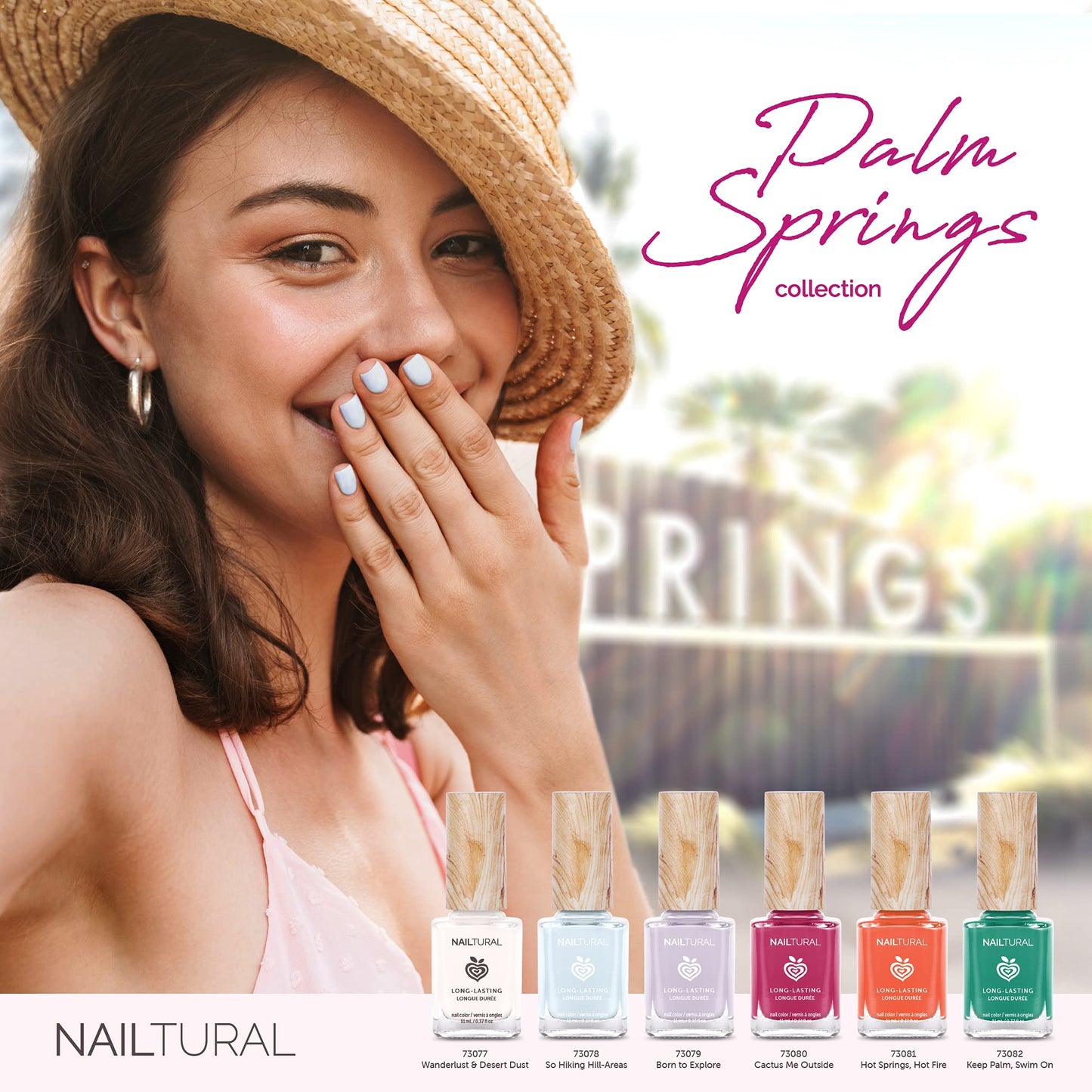 Nailtural Nail Polish - “Trusting Terracotta” Light Brown Color - Cruelty-Free Vegan Plant-Based Nail Polish - Last 7 Days for Long Durability - Sustainable Non-Toxic Formula