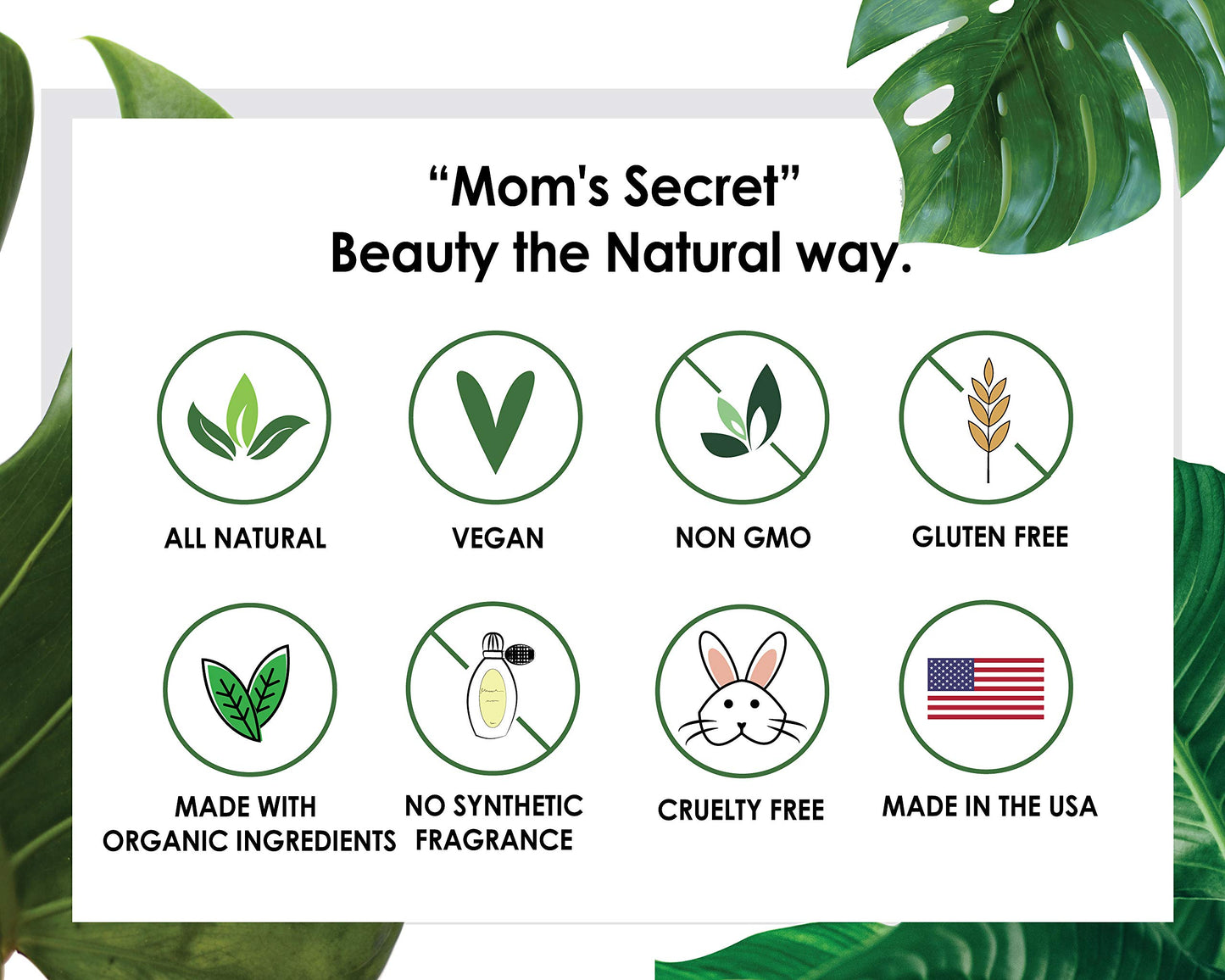 Mom's Secret Natural Lipstick, Organic, Vegan, Gluten Free, Cruelty Free, Made in the USA, 0.12 oz. (Purely Plum)