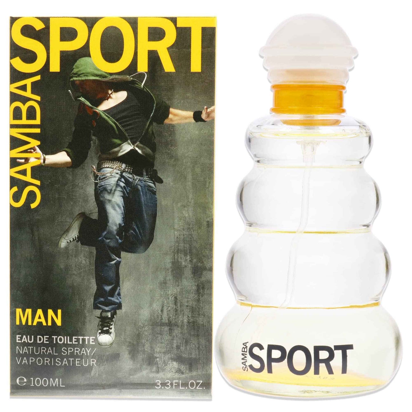Perfumer's Workshop Samba Sport for Men, Edt Spray, Aromatic, 3.3 Oz