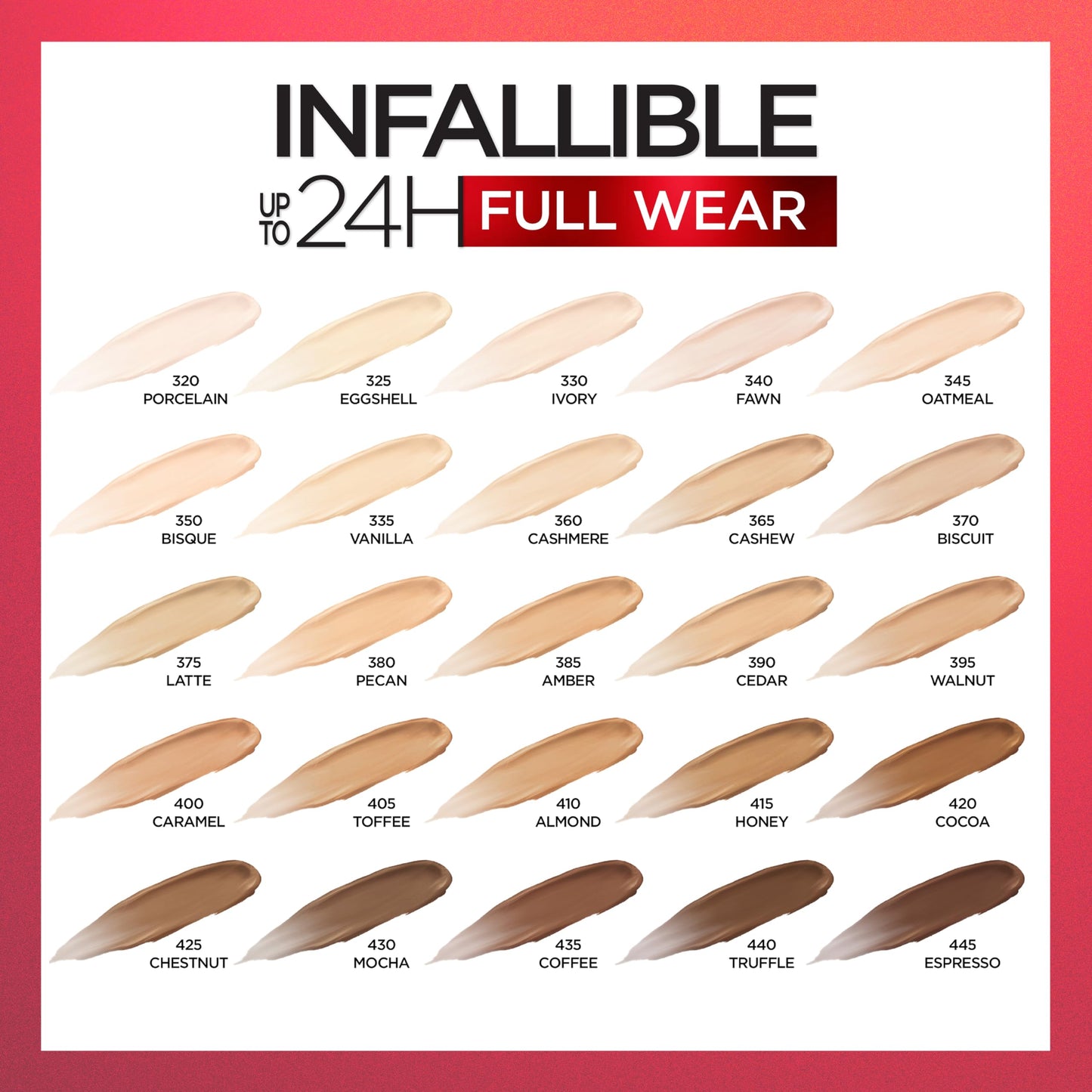 L'Oreal Paris Makeup Infallible Full Wear Waterproof Matte Concealer, Full Coverage, Caramel, 0.33 fl. oz.