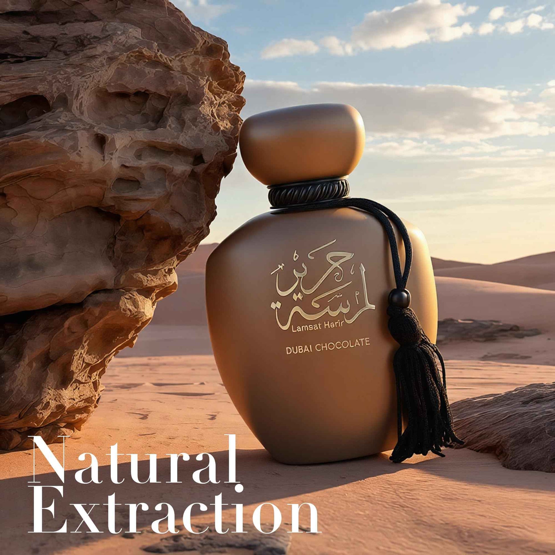 AFLUXE Dubai Chocolate Unisex Perfume Gourmand Scent with Pistachio, Caramel, Long Lasting Arabian Fragrance, Luxurious Unisex Scent for Women & Men Daily Use Cologne (Chocolate 100ml)