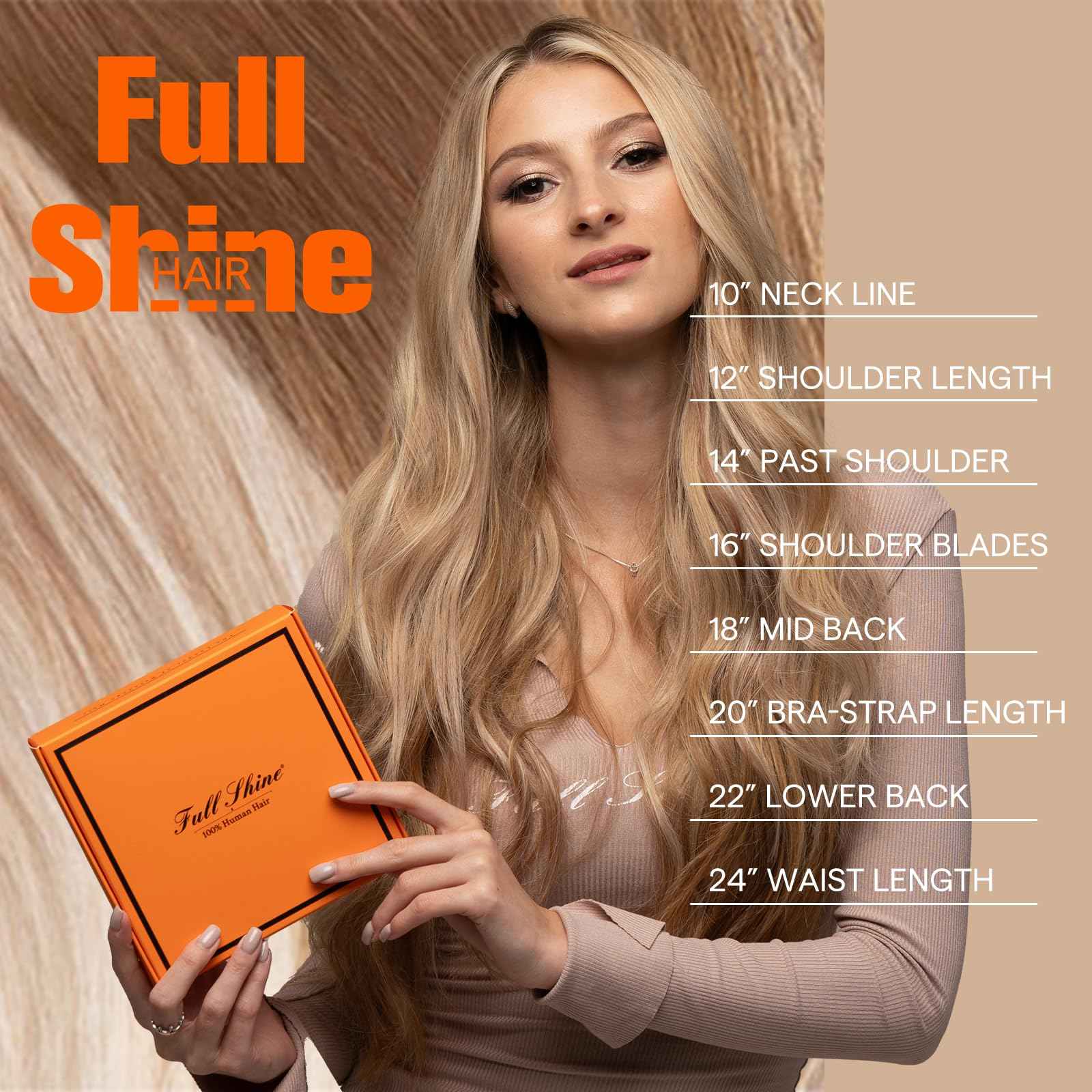 Full Shine 22Inch Tape in Hair Extensions Color 2 Darkest Brown Remy Hair Extensions Real Human Hair Tape in Double Sided Seamless Hair Extension 20Pcs 50g Invisible Human Hair Natural