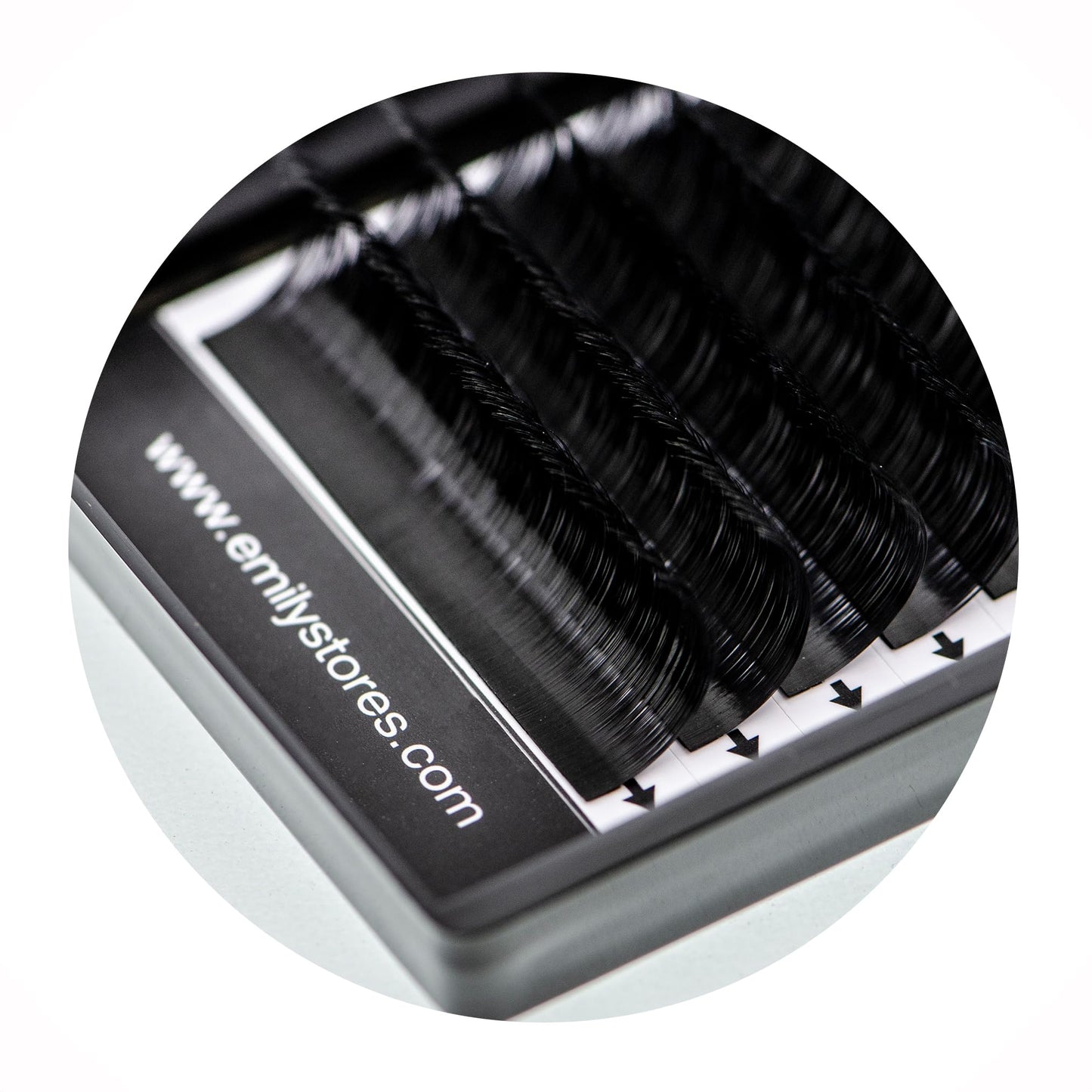 EMILYSTORES Eyelash Extensions 0.07mm Thickness C Curl Length 9mm Easy Fan Eye Lashes For Lash Extensions(0.07,C,9mm)