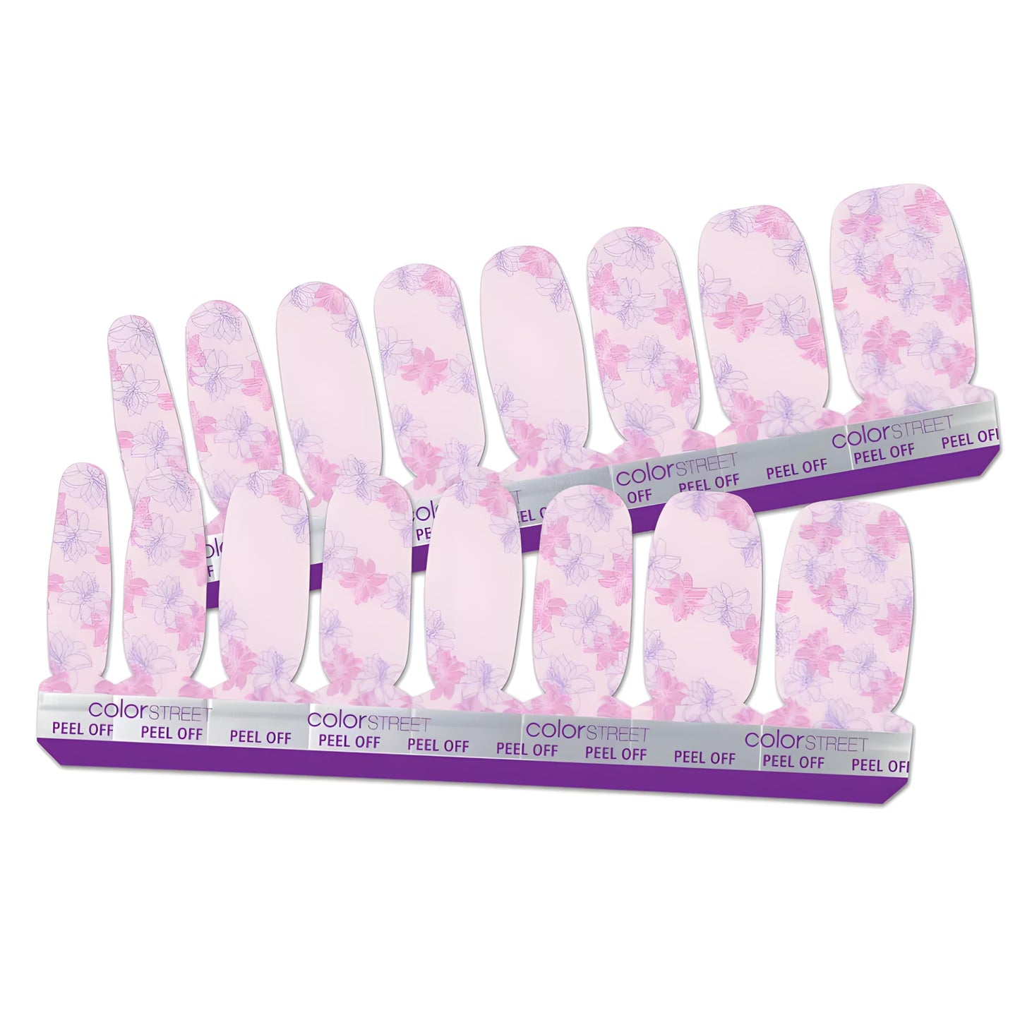 Flower of The Hour - Color Street Nail Strips (National Gorgeous Grandma Day 2022) (FDC305)