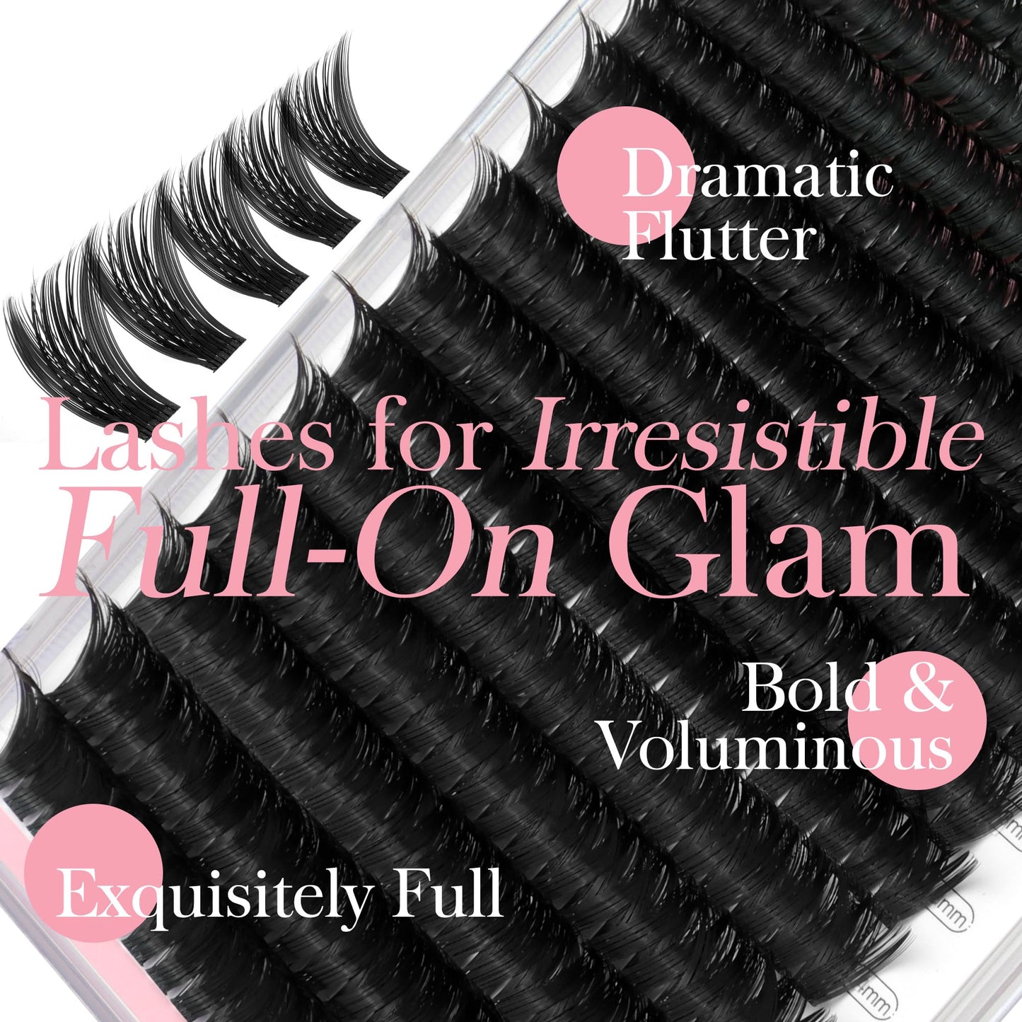 BEYELIAN Lashes Clusters D Curl 280pcs 9-16mm Cluster Lashes Dense Look DIY Eyelash Extensions Super Thin Band & Soft Lashes Reusable Mixed Tray Volume False Lashes (80D)