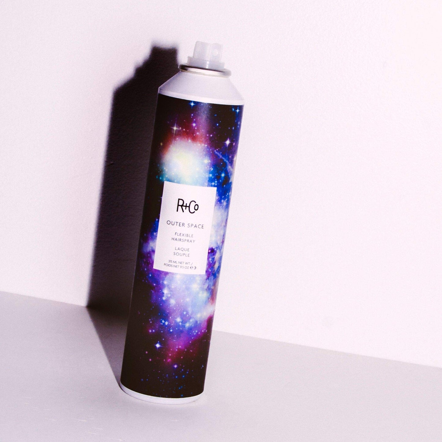 R+Co Outer Space Flexible Hairspray | Every Day Use + Lightweight + Sticky-Free | Vegan + Cruelty-Free | 9.5 Oz