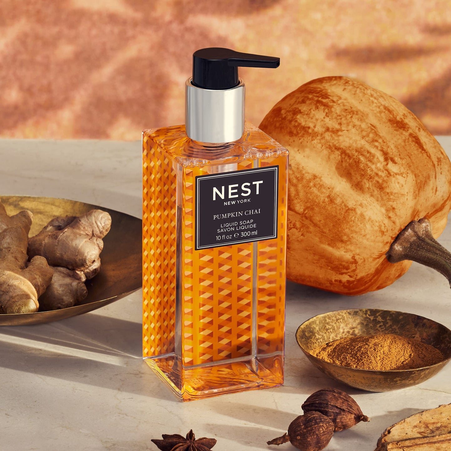 NEST Fragrances Pumpkin Chai Liquid Hand Soap, 10 Fl Oz