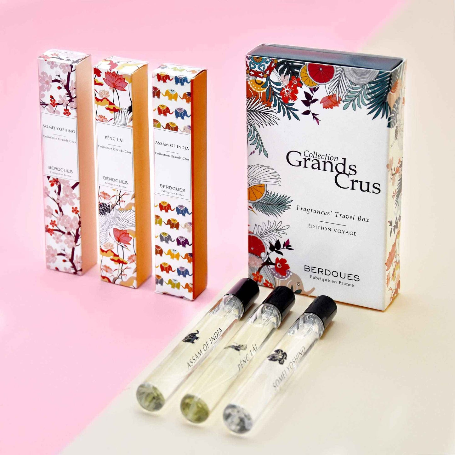 Berdoues Grands Crus Eau de Parfum Collection - Small | Fresh Long Lasting Scent Made in France | Luxury Unisex Perfume with Premium Quality Ingredients, 0.34 fl. (Grands Crus Trio Set)