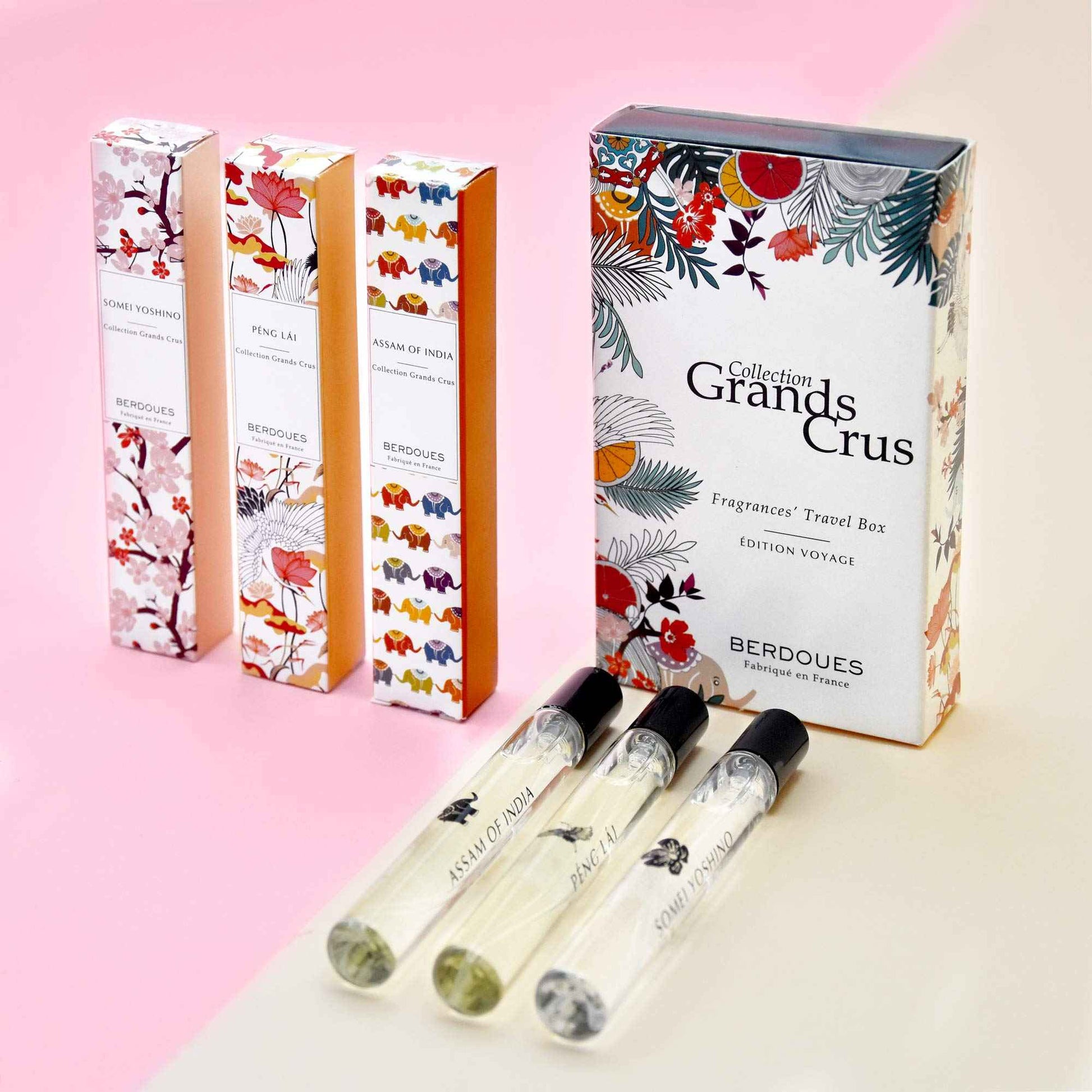 Berdoues Grands Crus Eau de Parfum Collection - Small | Fresh Long Lasting Scent Made in France | Luxury Unisex Perfume with Premium Quality Ingredients, 0.34 fl. (Grands Crus Trio Set)