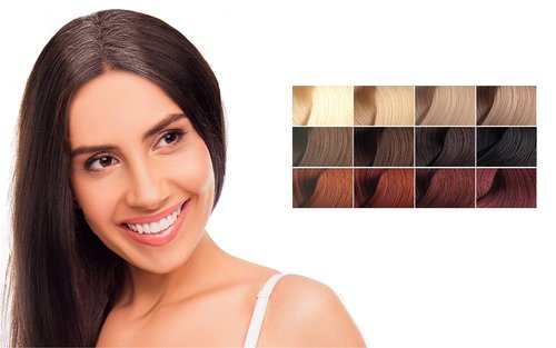 Root touch up, temporary hair color to cover gray hairlines, eyebrows, Mustache & Beards Greyfree 2 PACK (DARK BLONDE)
