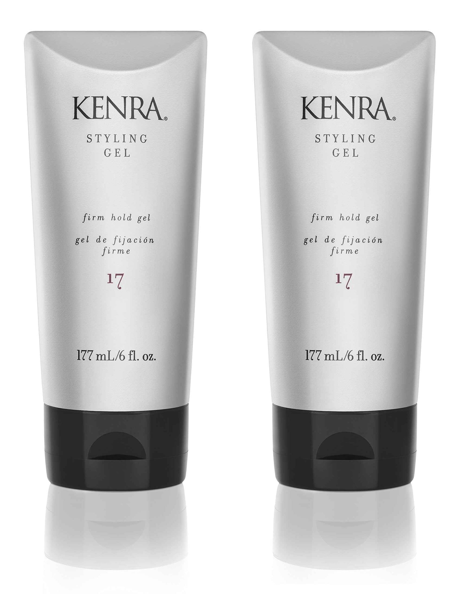 Kenra Styling Gel 17 | High Hold Gel | Creates Fullness & Adds Shine | Controls Coarse, Unruly Hair Textures | Alcohol-Free, Non-Drying, & Non-Flaking | Medium To Coarse Hair | 6 fl. Oz (2-Pack)