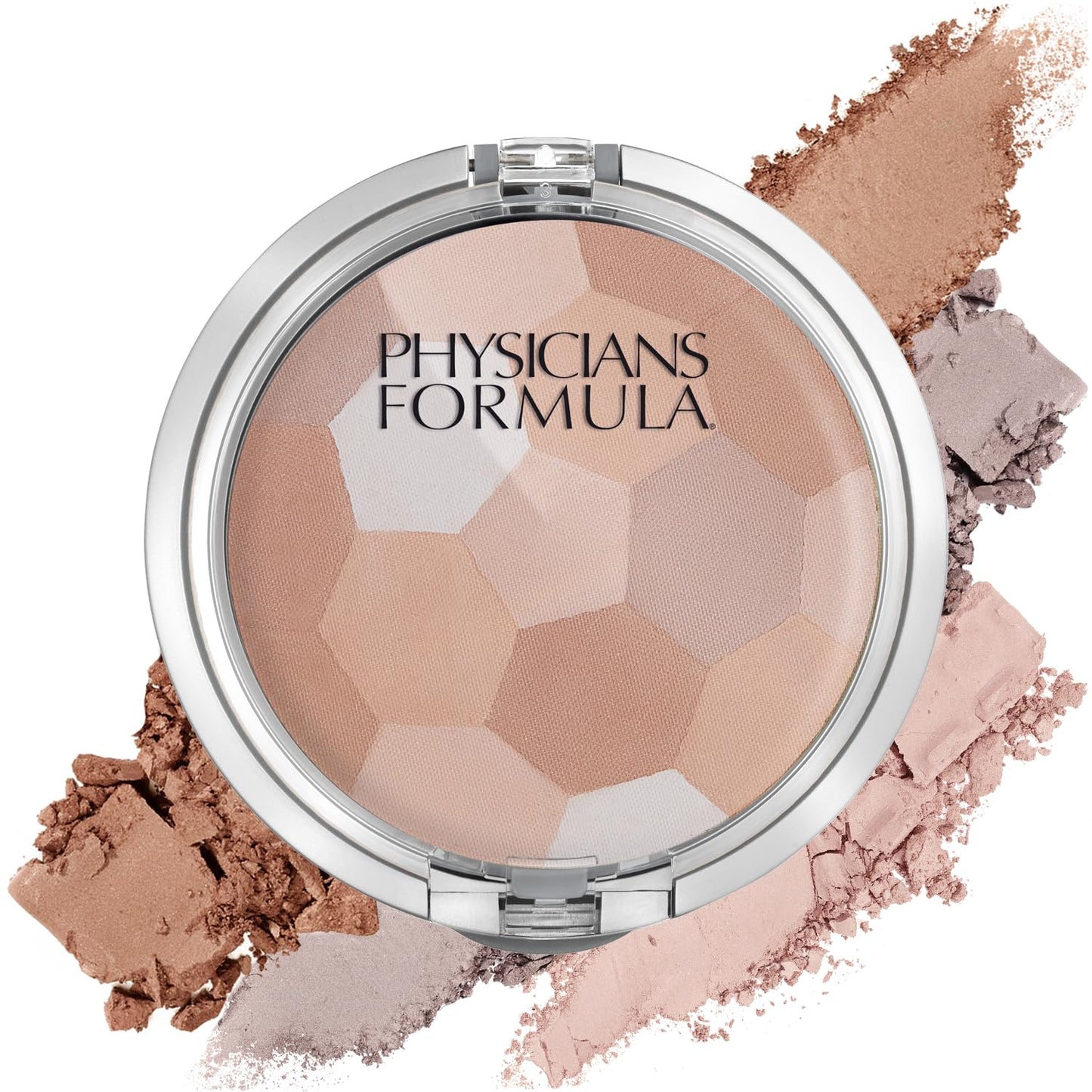 Physicians Formula Setting Powder Palette Multi-Colored Pressed Finishing Powder Translucent & Powder Palette Multi-Colored Blush Powder Blushing Rose, Dermatologist Tested