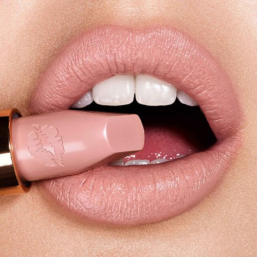 Charlotte Tilbury Hot Lips Lipstick - Hydrating, Long Lasting Lipstick with Orchid & Antioxidant Extracts - Buildable Satin Finish for Fuller-Looking Lips - Kim K.W.