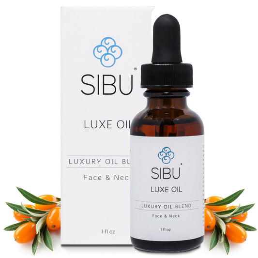 Sibu LUXE Oil, Made with USDA Organic Essential Oils and Premium Himalayan Sea Buckthorn (1 oz) – Hydrates, Reduces Redness, and Soothes Irritated Skin