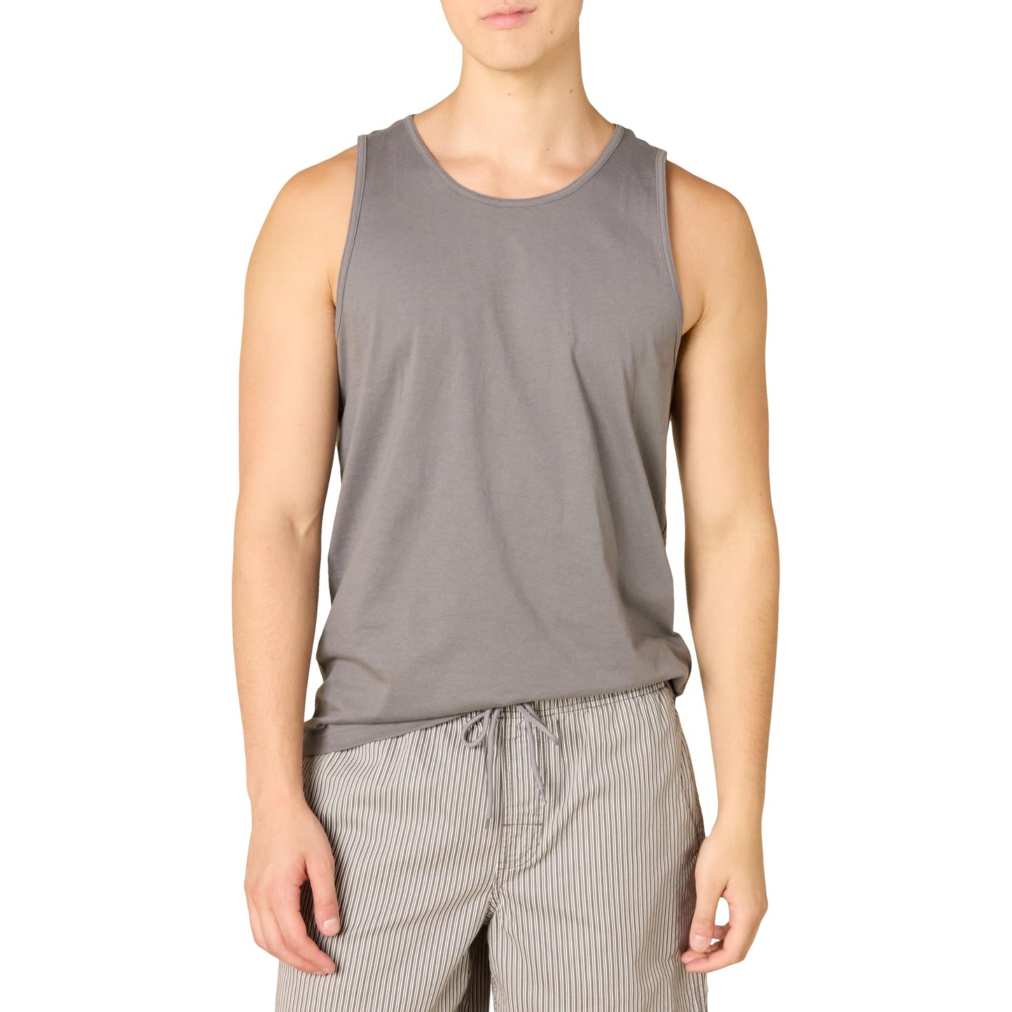 Amazon Essentials Men's Regular-Fit Tank Top, Grey, X-Small