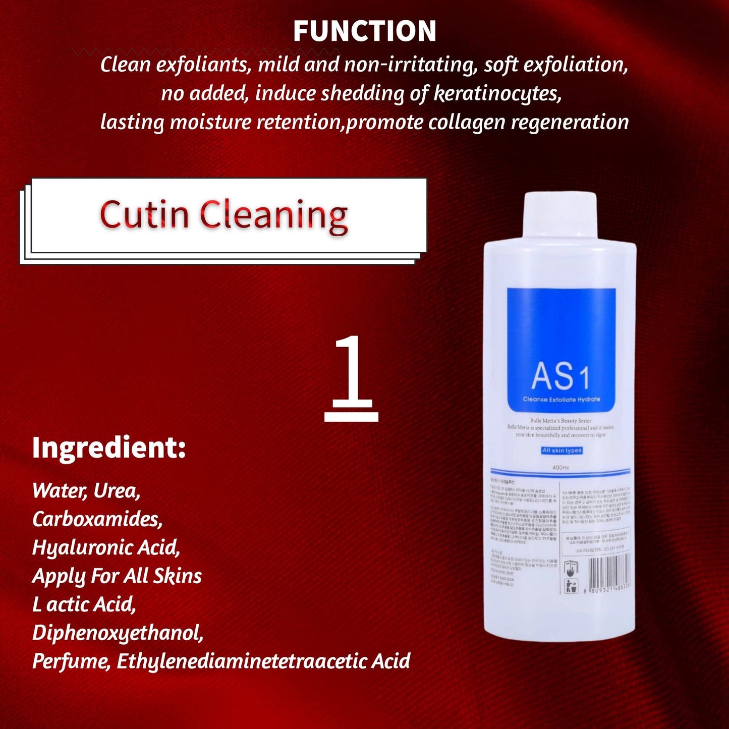 Marfort AS1 SA2 AO3 Aqua Peeling Solution Salon Professional Dermabrasion Facial Special Solutions Skin Care Aqua Peeling Serum For Hydra Facial Dermabrasion Machine 400ml (Set of 3 Bottles)