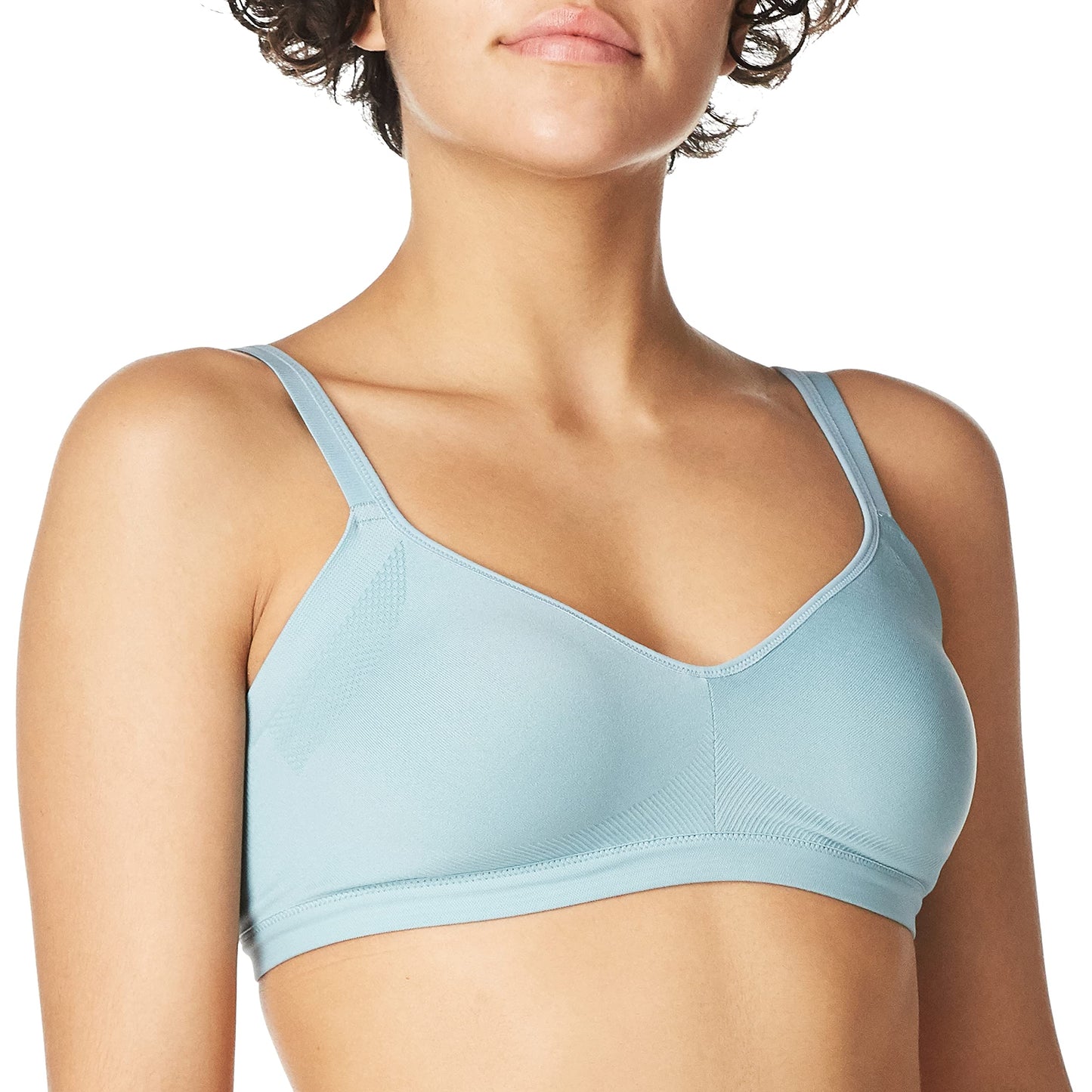 Warner's Women's Easy Does It Underarm-Smoothing with Seamless Stretch Wireless Lightly Lined Comfort Bra Rm3911a, Tourmaline, X-Small