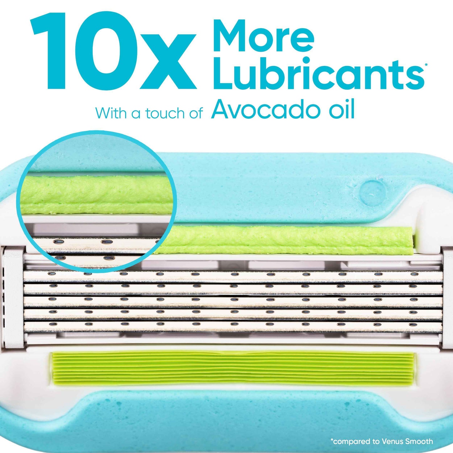 Gillette Venus Extra Smooth Women’s Razor Blades, 5-Bladed Razor Refills, 8 Count