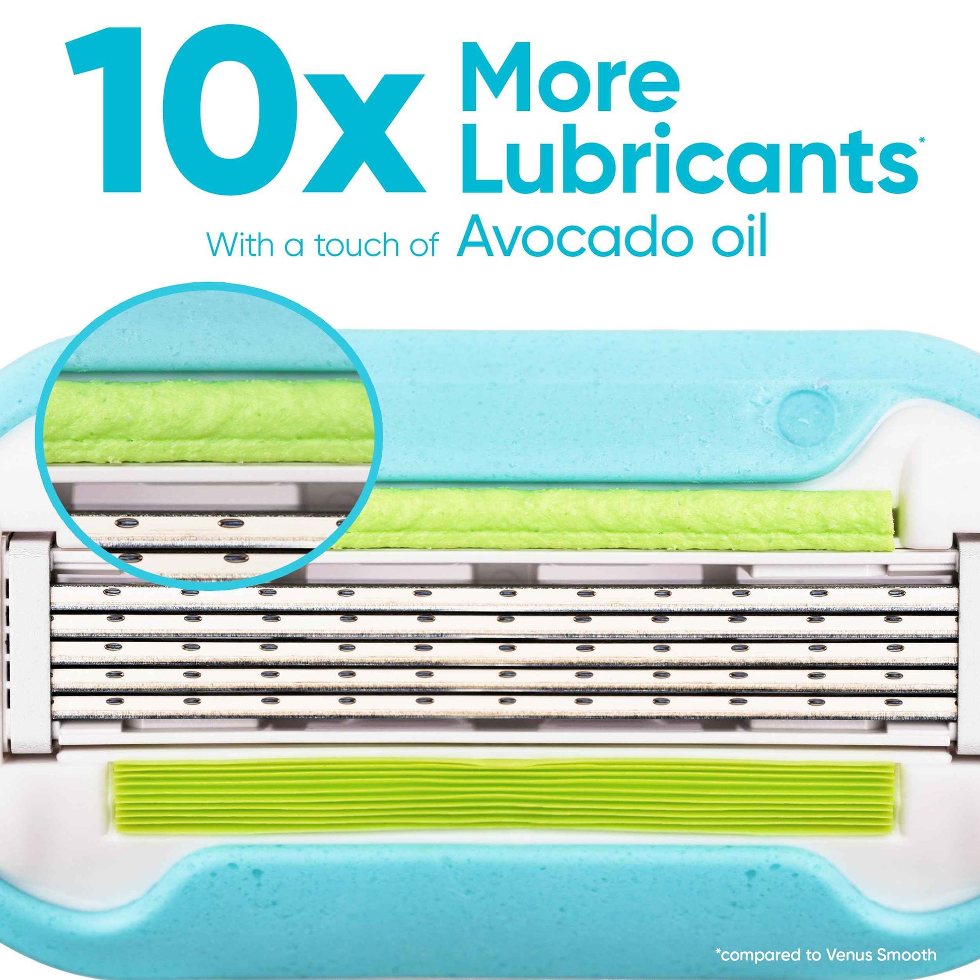 Gillette Venus Extra Smooth Women’s Razor Blades, 5-Bladed Razor Refills, 8 Count