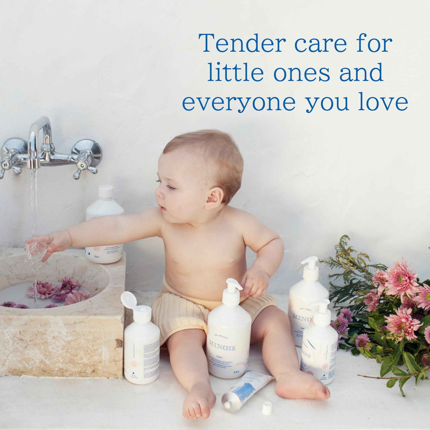 MINOIS PARIS Gentle Kids Shampoo with Aloe Vera & Orange Blossom | Natural Non Toxic Shampoo for Toddler & Children | Hydrating Organic Hair Care | Made in France 300ml