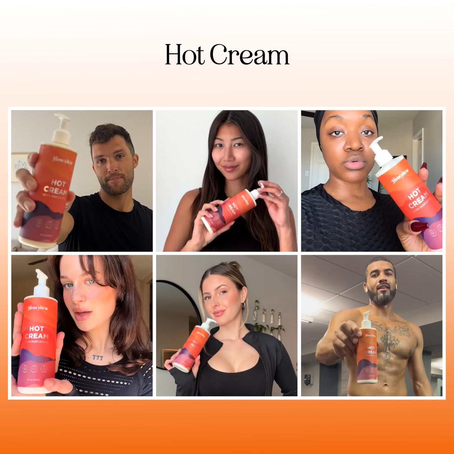 Hot Cream Sweat Enhancer - Premium Body Sculpting Sweat Cream with Invigorating Botanical Extracts - Extra Strength Cellulite Cream for Thighs Belly and Bum with Firming Body Oils (12 Fl Oz)