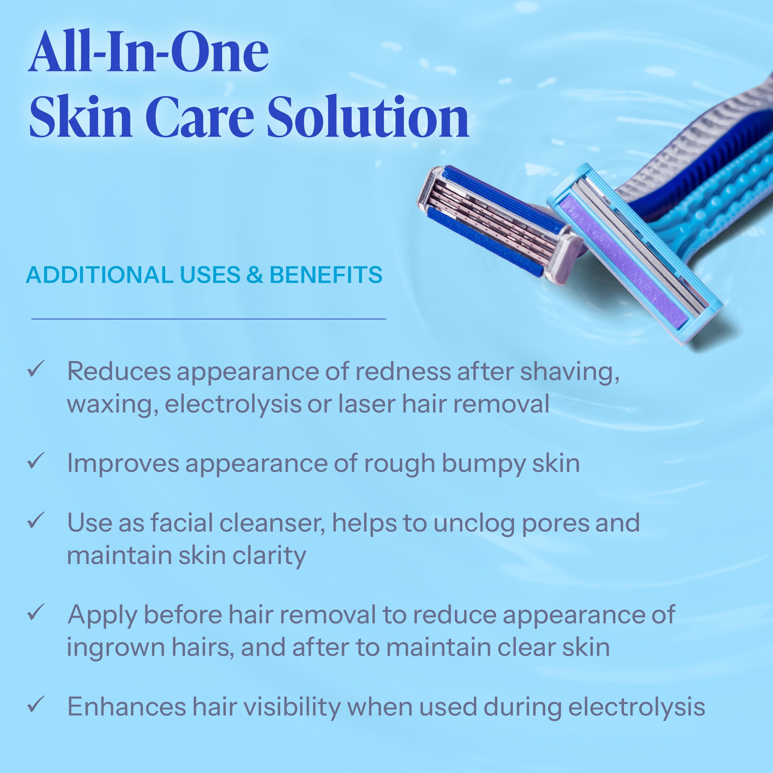 Tend Skin Razor Bump, Ingrown Hair Solution for Unsightly Razor Bumps, Ingrown Hair and Razor Burns, Post Shaving and Waxing Toner for Men and Women, Made in USA, 16 Oz