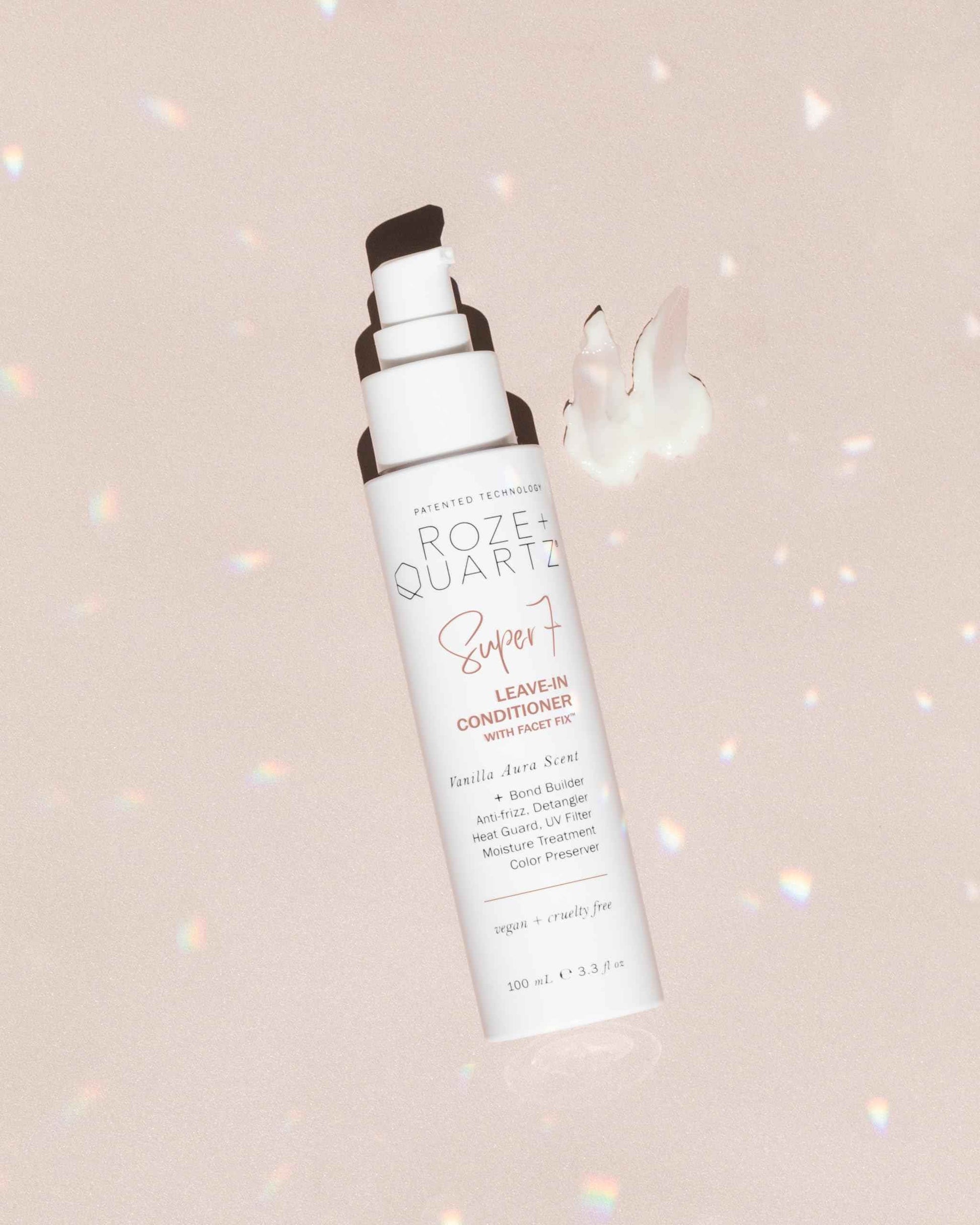 Roze + Quartz® Super 7 Leave-In Conditioner • Seven Benefits for All Hair Types (3.3oz)