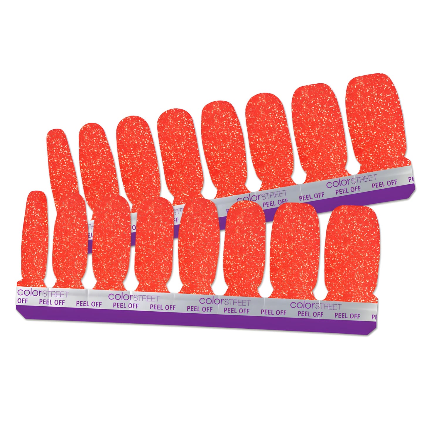 Heat Wave - Color Street Nail Strips - July 2021 Stylist Exclusive Orange FMS124