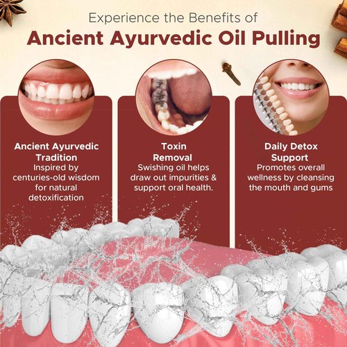 Dale Audrey Ayurvedic Nano Hydroxyapatite Oil Pulling for Teeth and Gums | Cinnamon Flavored Organic Oral Rinse Mouthwash for Bad Breath | Essential Oils for Teeth Whitening & Fresh Breath | (8 oz)
