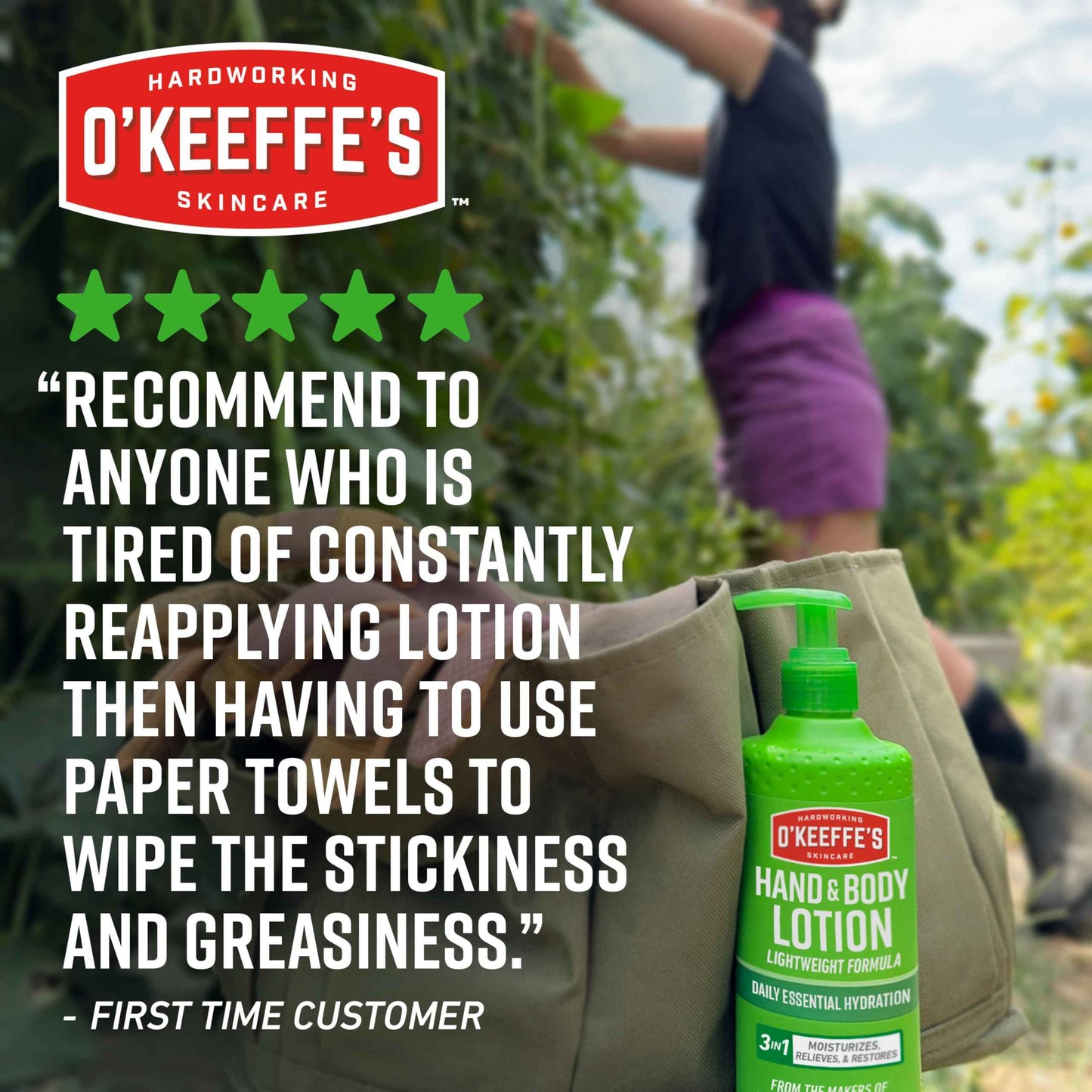 O'Keeffe's Hand and Body Lotion with Glycerin and Shea Butter - 12 oz Pump (1 Pack) - Daily Essential Hydration, Heals & Relieves Extremely Dry Skin