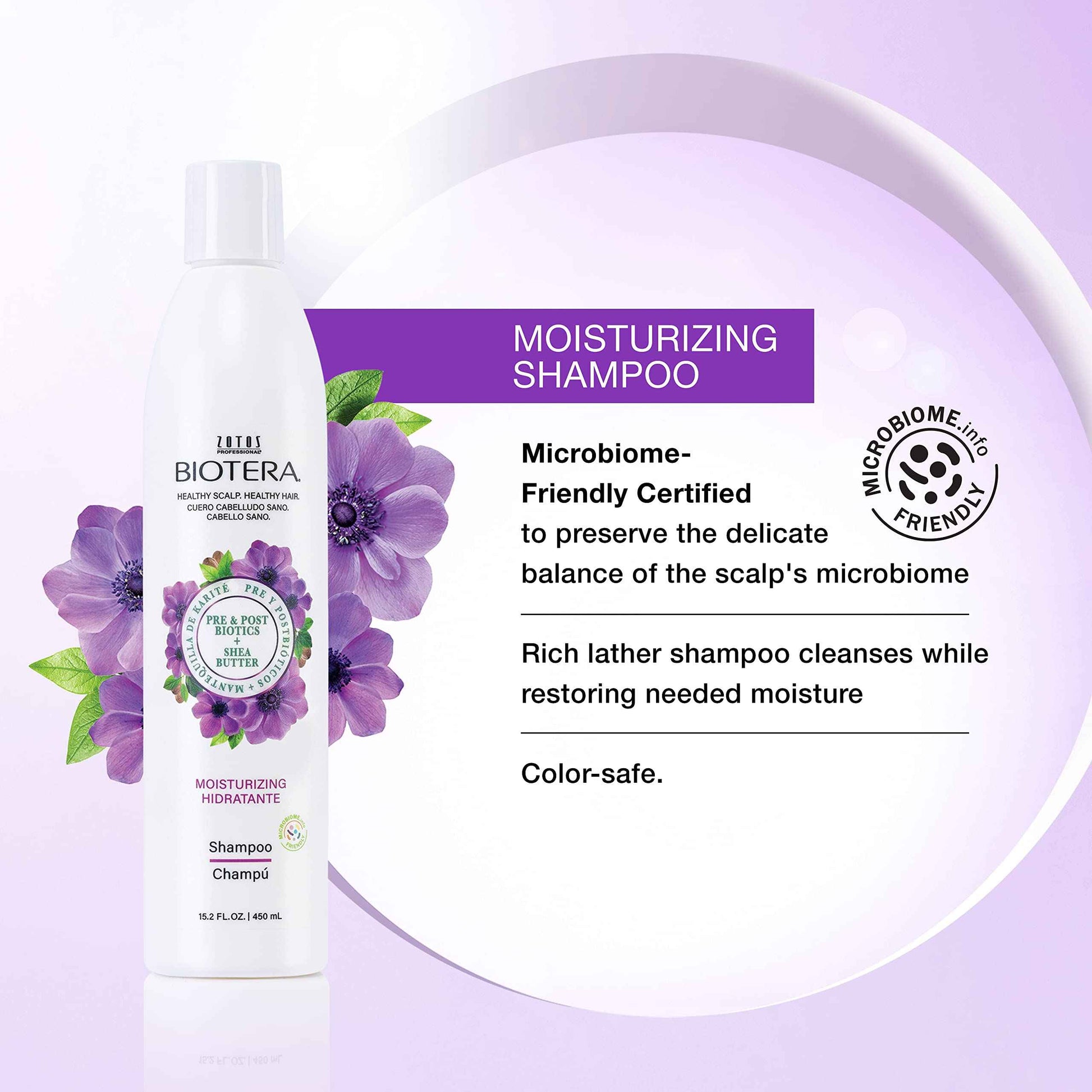 BIOTERA Moisturizing Shampoo and Conditioner Set | Hydrates & Moisturizes Dry, Medium, Fine Hair | Microbiome Friendly | Vegan & Cruelty Free | Paraben Free | Color-Safe | 32 Fl Oz