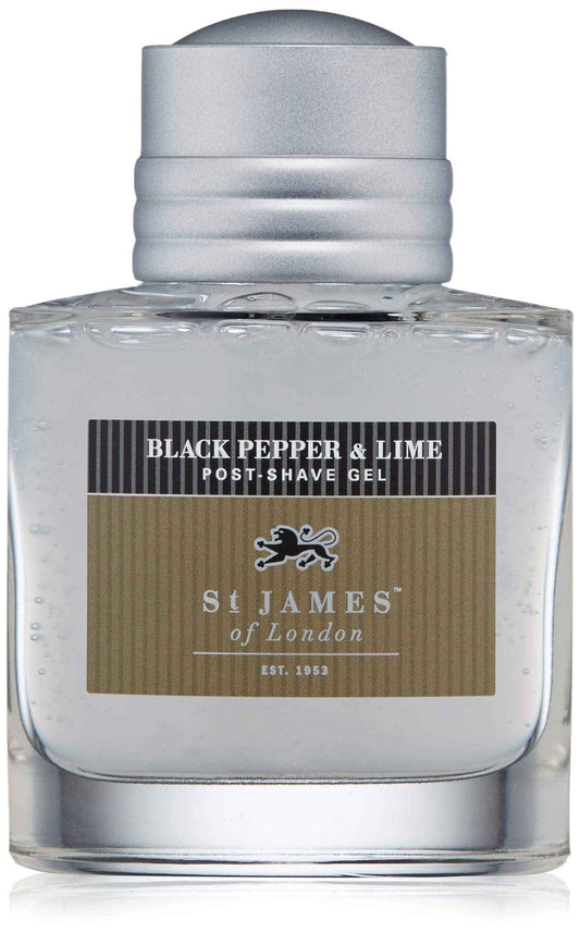 St James of London Black Pepper & Lime Post Shave Gel, 3.4 oz