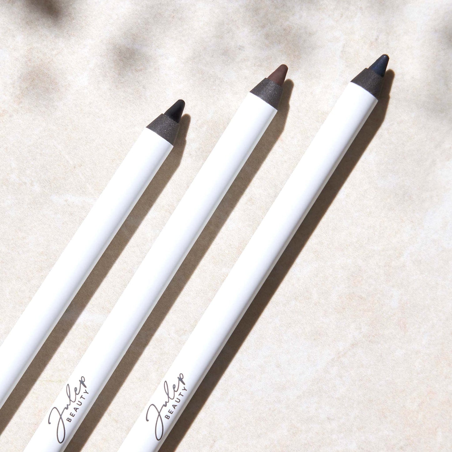 Julep When Pencil Met Gel Sharpenable Multi-Use Longwear Eyeliner Pencil - Rich Brown & White Matte - Transfer-Proof - High Performance Liner Duo