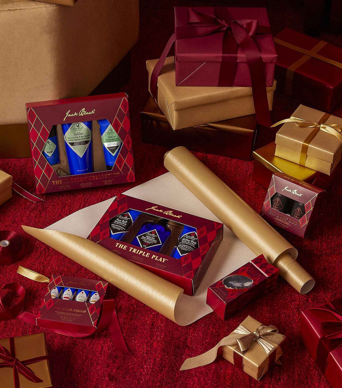 Jack Black Intense Therapy Lip Balm, 0.25-Oz. - Holiday The Balm Squad, SPF 25 Sun Protection, Lip Moisturizer, Hydrating Lip Balm with SPF, Lip Sunscreen