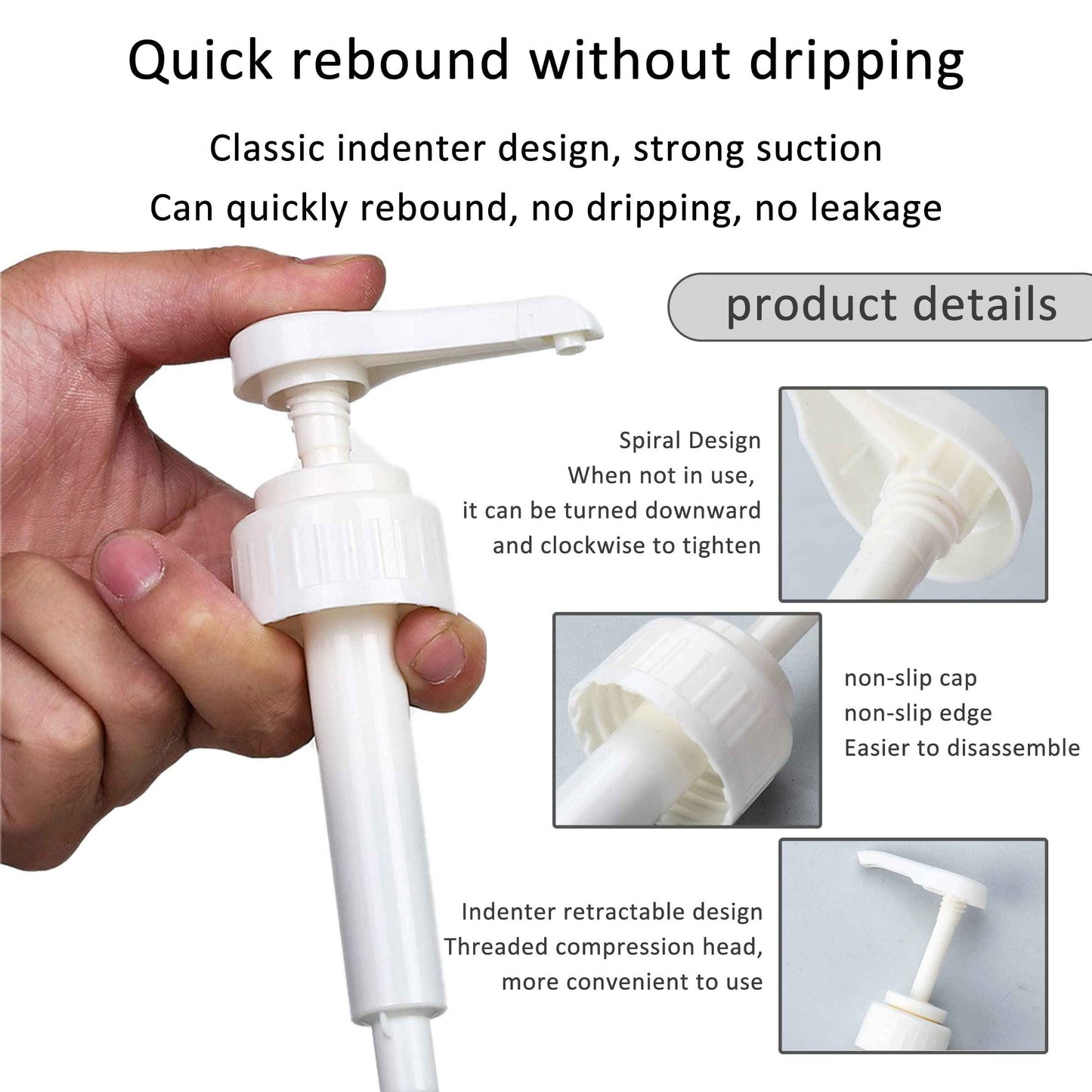 ASIBT 1 Gallon Bottle Dispense Pump Standard 2 Packs