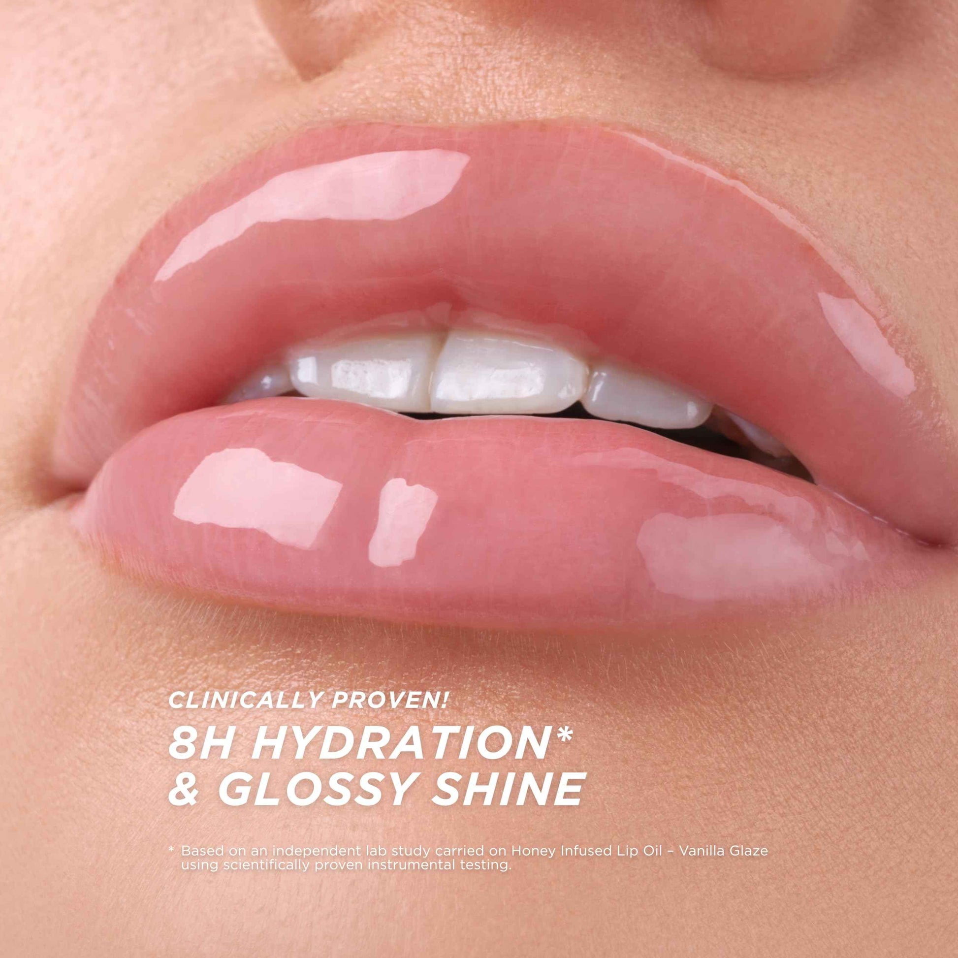 Gisou Honey Infused Hydrating Lip Oil, Nourishing Lip Moisturizer for Dry Lips, 0.27 fl oz (Vanilla Glaze)