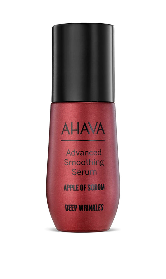 AHAVA Apple of Sodom Advanced Smoothing Serum - Clinically proven anti-aging serum to combat deep wrinkles & soften skin features, restore volume, with Osmoter, Shea & ATPeptide, 1 Fl.Oz