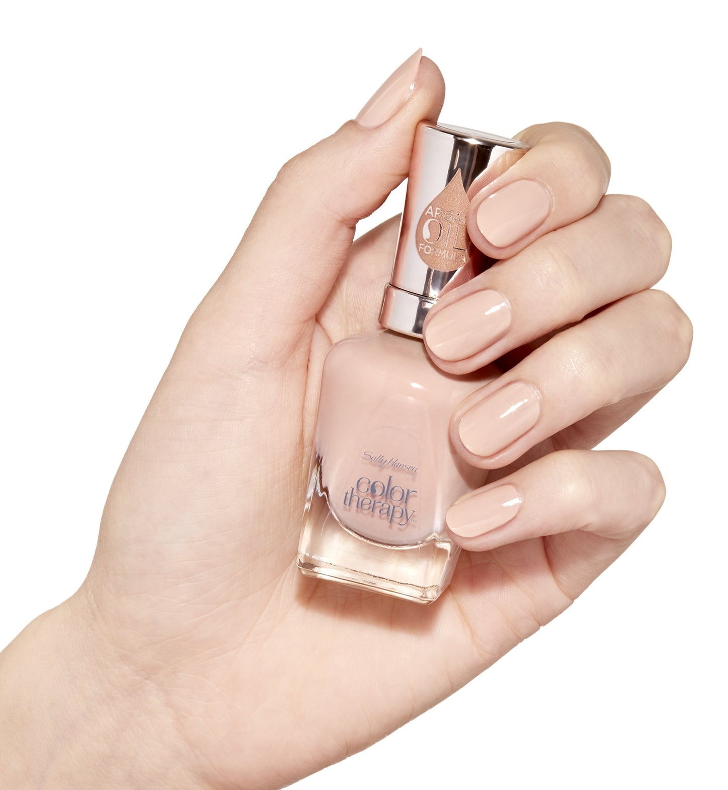 Sally Hansen Color Therapy Nail Polish, Re-Nude, Pack of 1