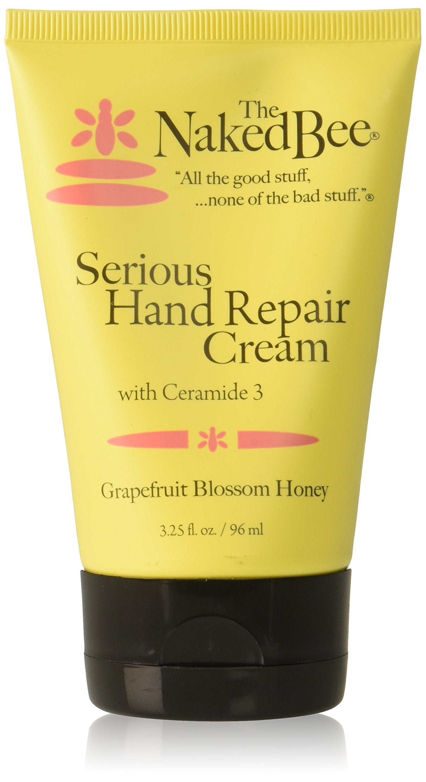 The Naked Bee Grapefruit Blossom Honey Serious Hand Repair Cream, 3.25 Ounce